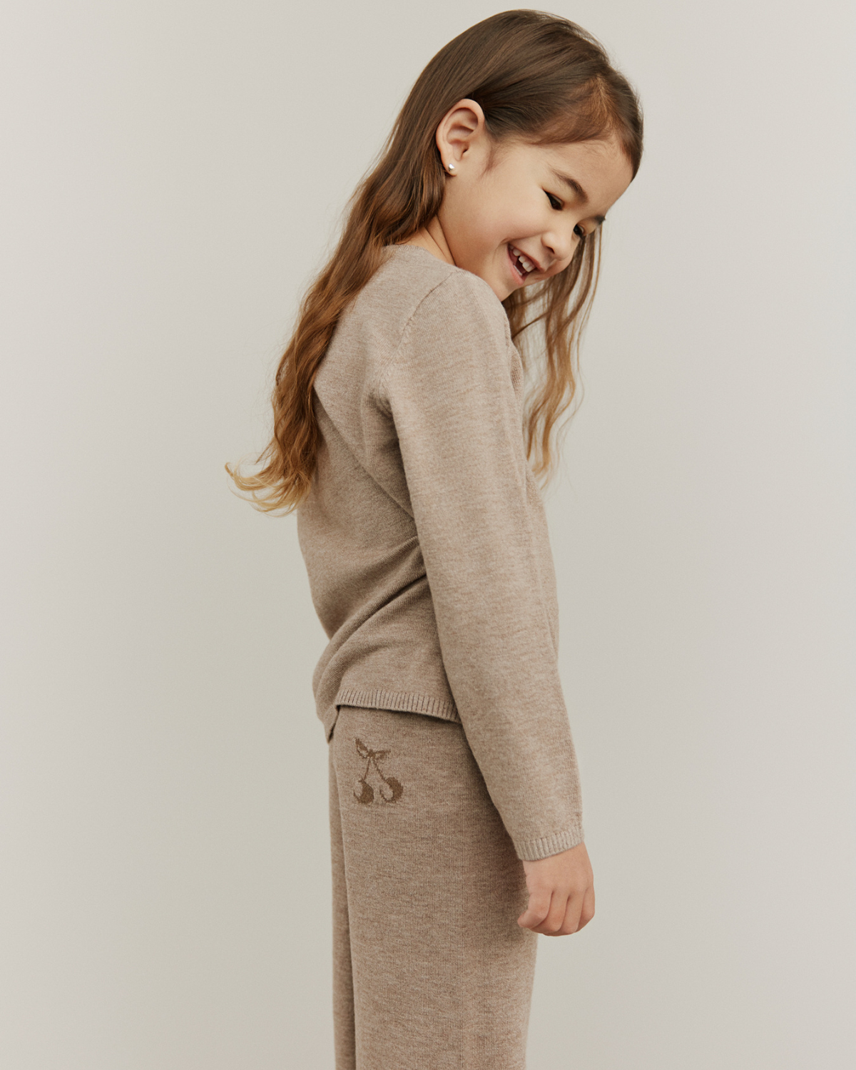 Sofie Schnoor KIDS LOVASK TROUSERS Trousers 7071 Brown melange