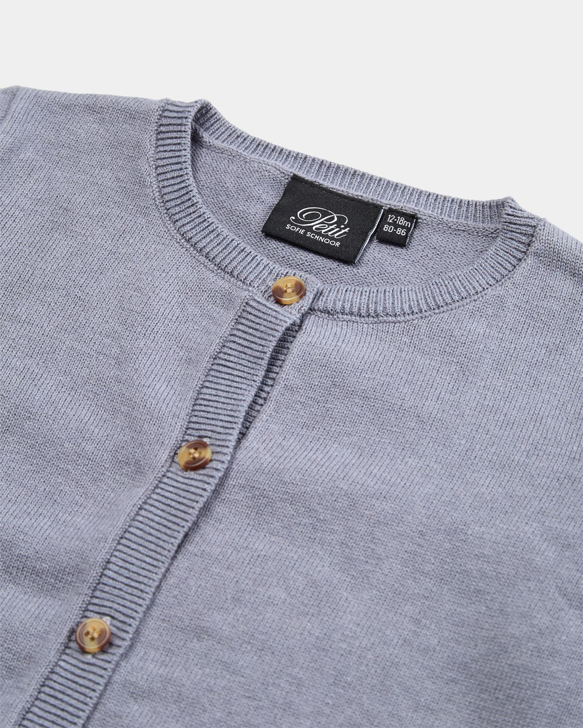 Sofie Schnoor KIDS LOWASB CARDIGAN Cardigan 5082 Stone blue