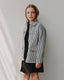 LYNNSY JACKET - Black striped