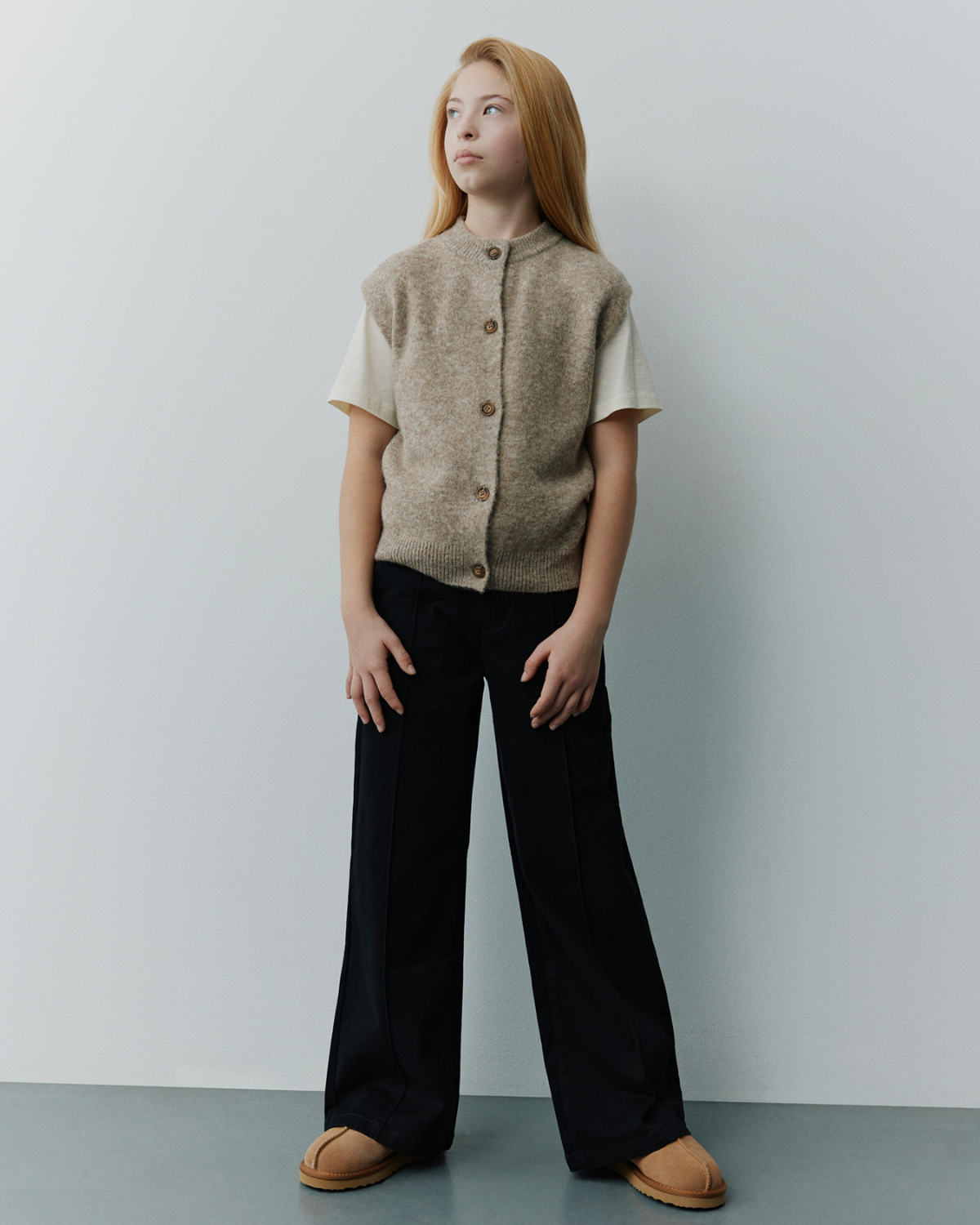 Sofie Schnoor YOUNG MAGSY VEST Vest 7145 Deer Melange