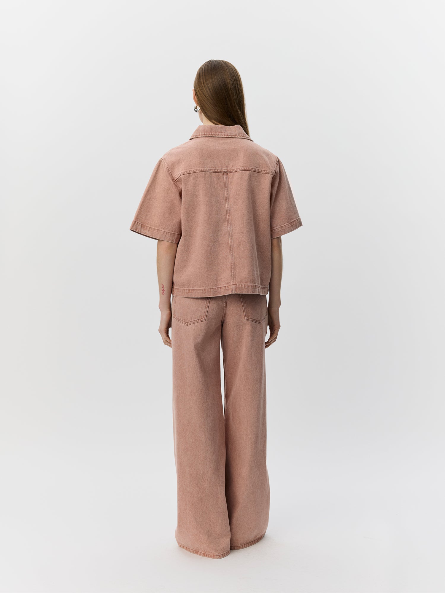 Sofie Schnoor WOMEN MANJASW KORTÆRMET DENIM SKJORTE Skjorte 9102 Rose Denim