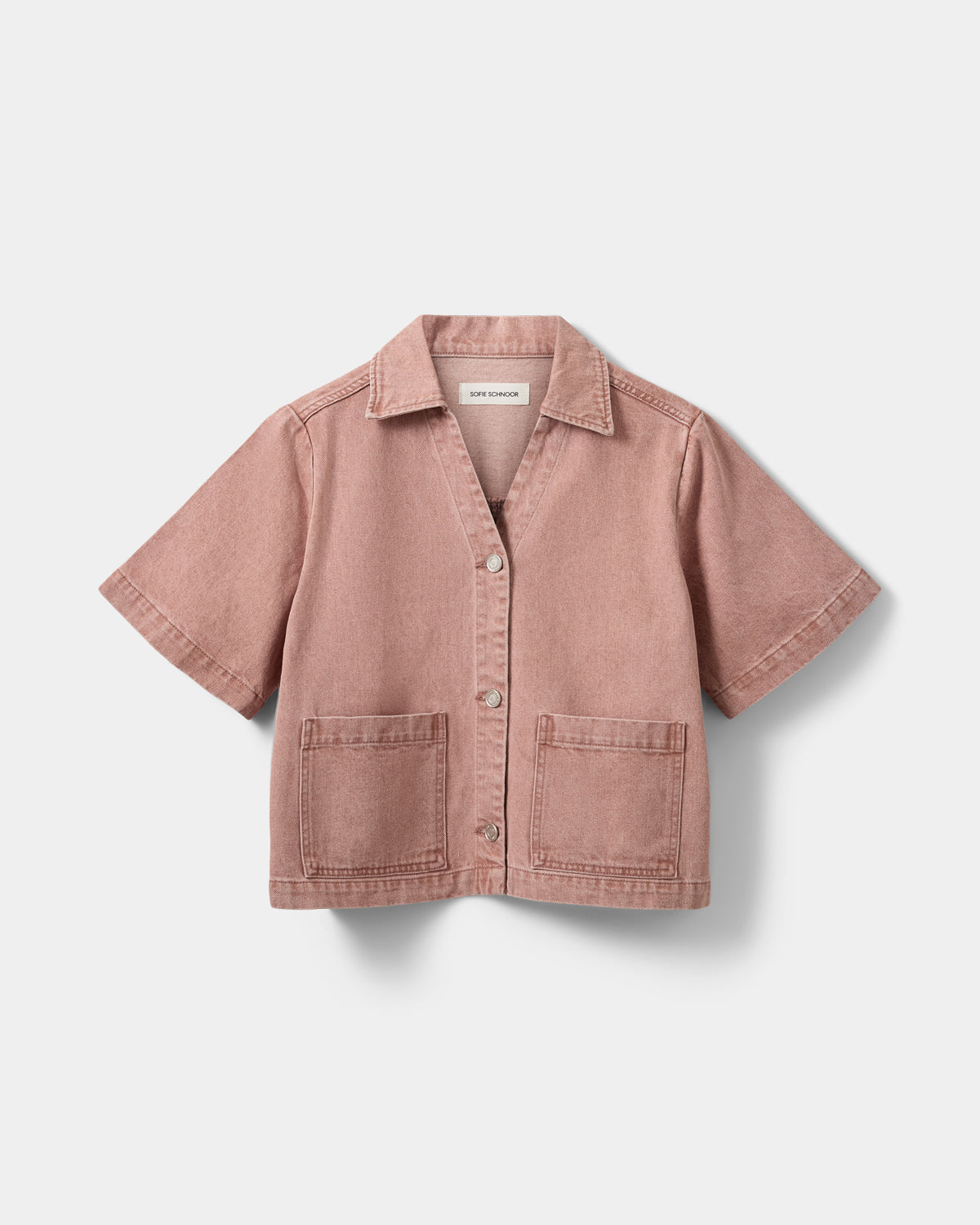 Sofie Schnoor WOMEN MANJASW KORTÆRMET DENIM SKJORTE Skjorte 9102 Rose Denim