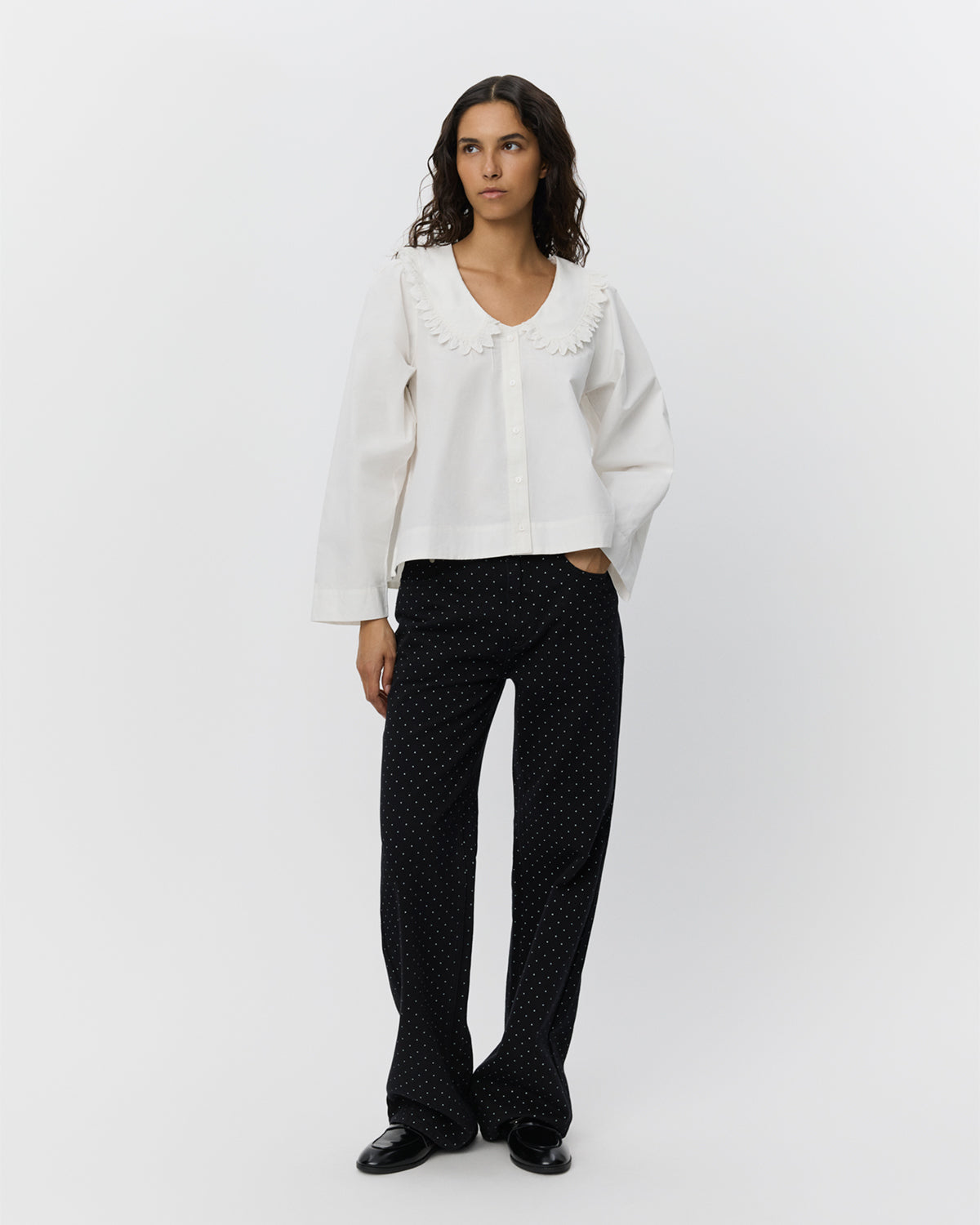 Sofie Schnoor WOMEN MANONSW SHIRT Shirt 0153 Cream