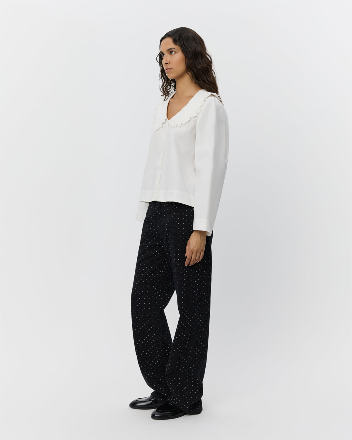 Sofie Schnoor WOMEN MANONSW SKJORTE Skjorte 0153 Cream