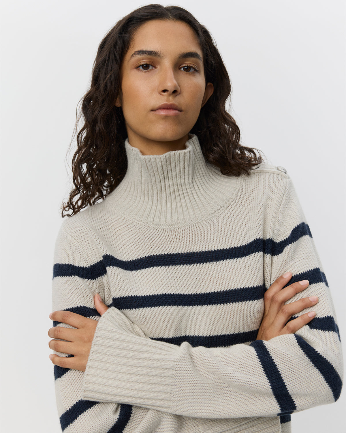 Sofie Schnoor WOMEN MARGARETSW SWEATER Sweater 8048 Grey Striped