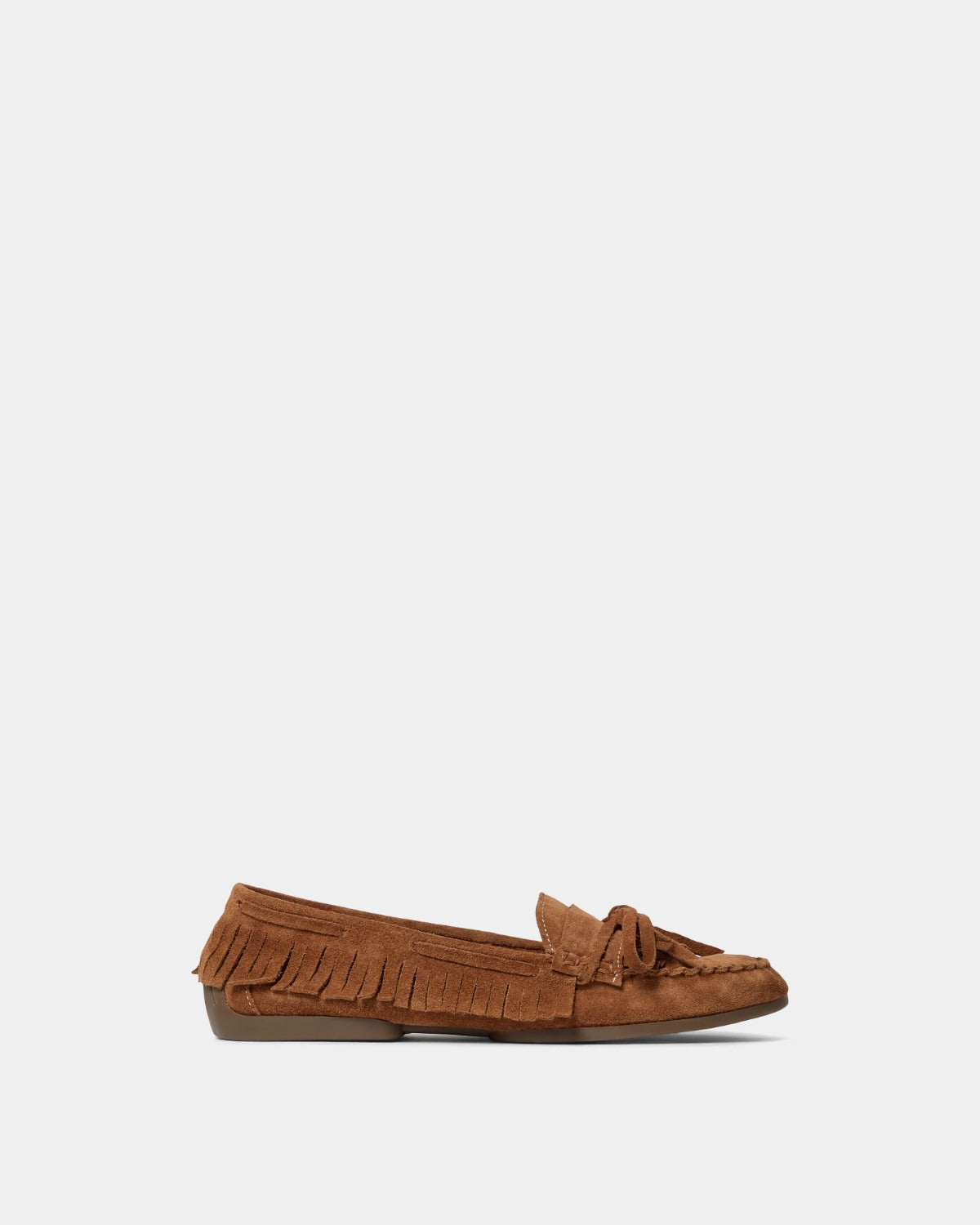 Sofie Schnoor WOMEN MARGRITSW SKO MED FRYNSER Moccasin 7019 Cognac