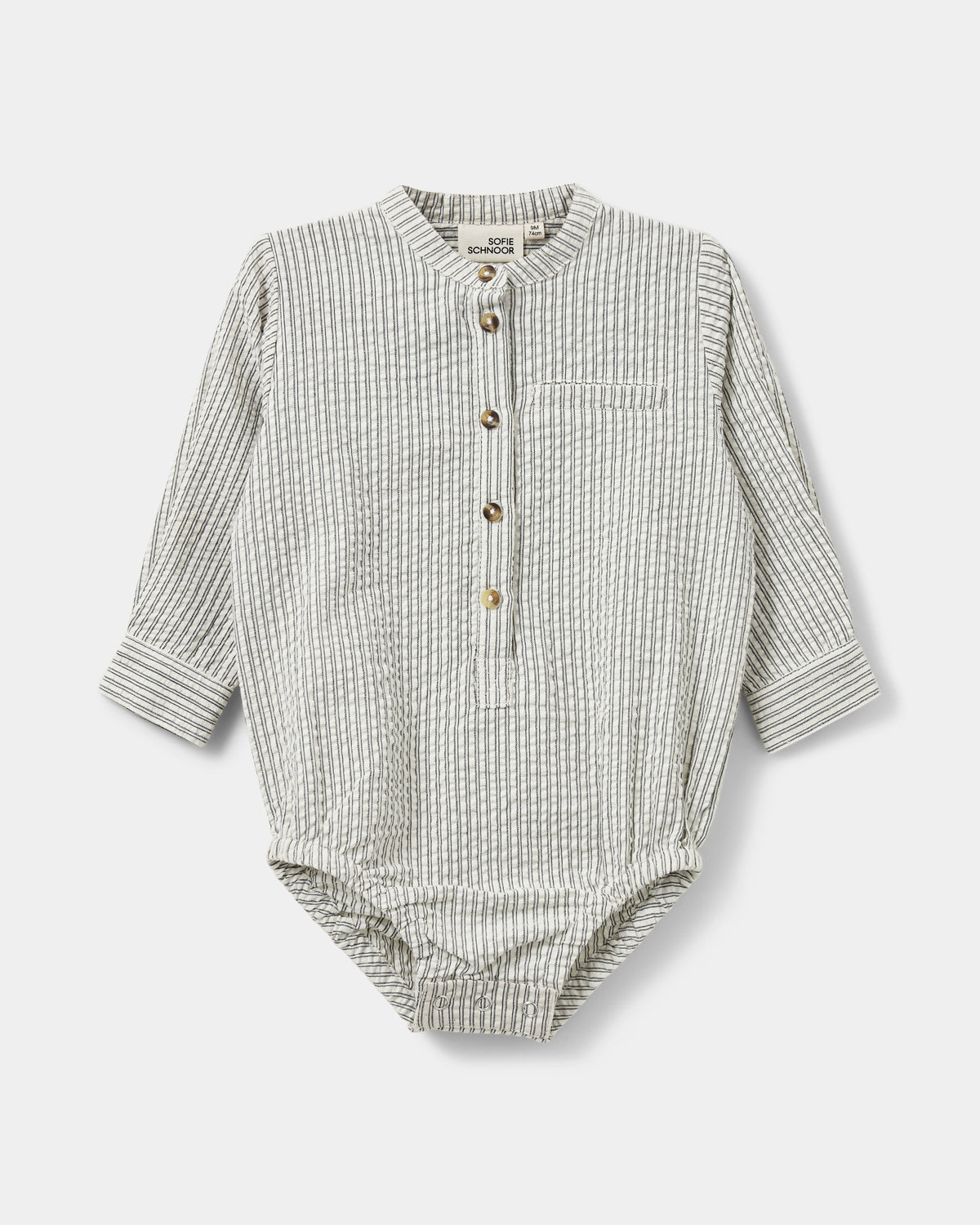 Sofie Schnoor BABY MARIOSB BODYSTOCKING Bodystocking 0139 White Black striped