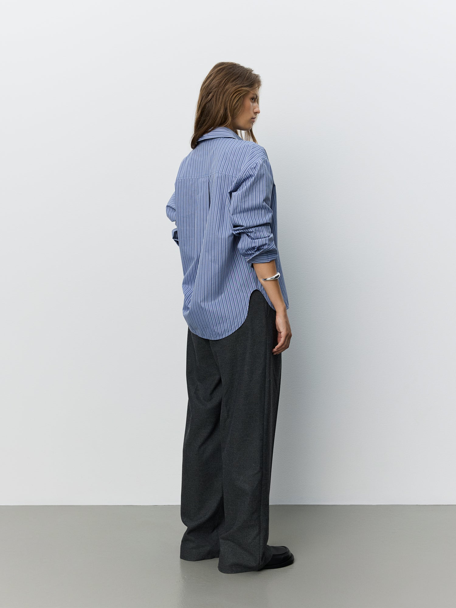 Sofie Schnoor WOMEN MASHASW STRIPET SKJORTE Skjorte 5080 Dusty blue