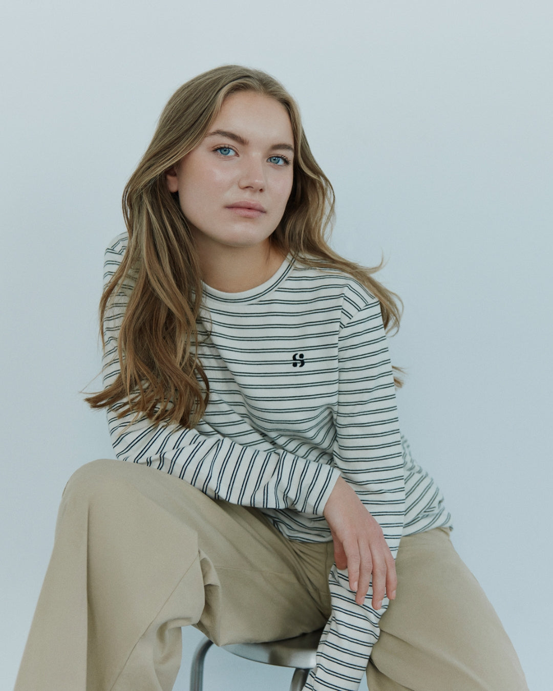 Sofie Schnoor YOUNG MASYSY T-SHIRT T-shirt lang ærmet 0101 Off white