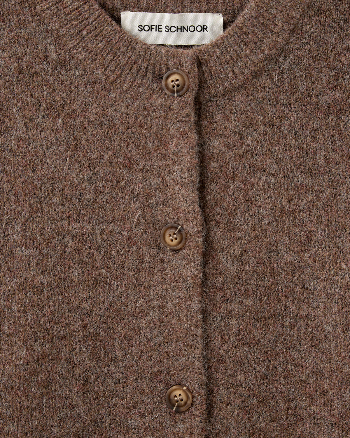 Sofie Schnoor YOUNG MAURASY CARDIGAN Cardigan 7071 Brown melange