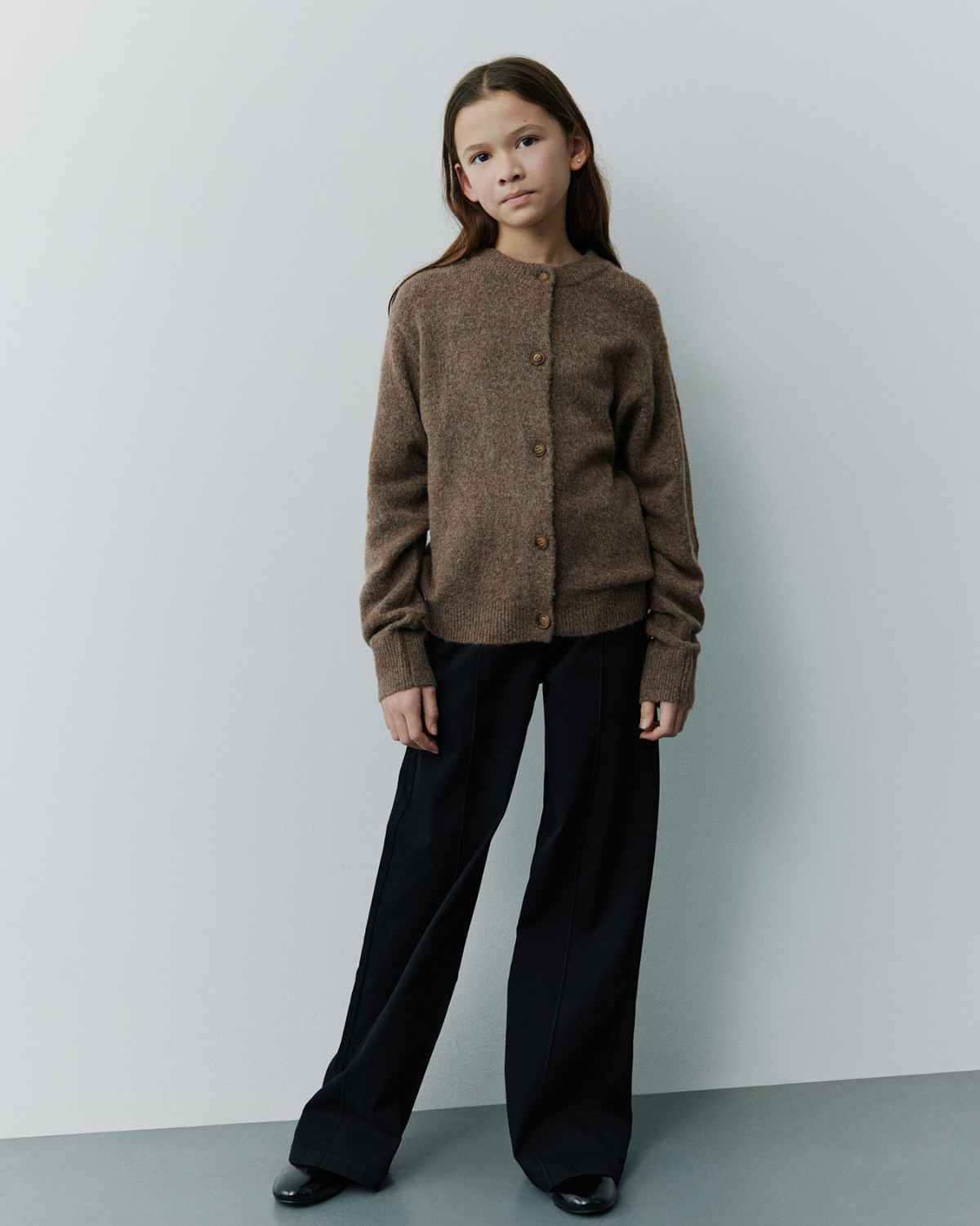 Sofie Schnoor YOUNG MAURASY CARDIGAN Cardigan 7071 Brown melange