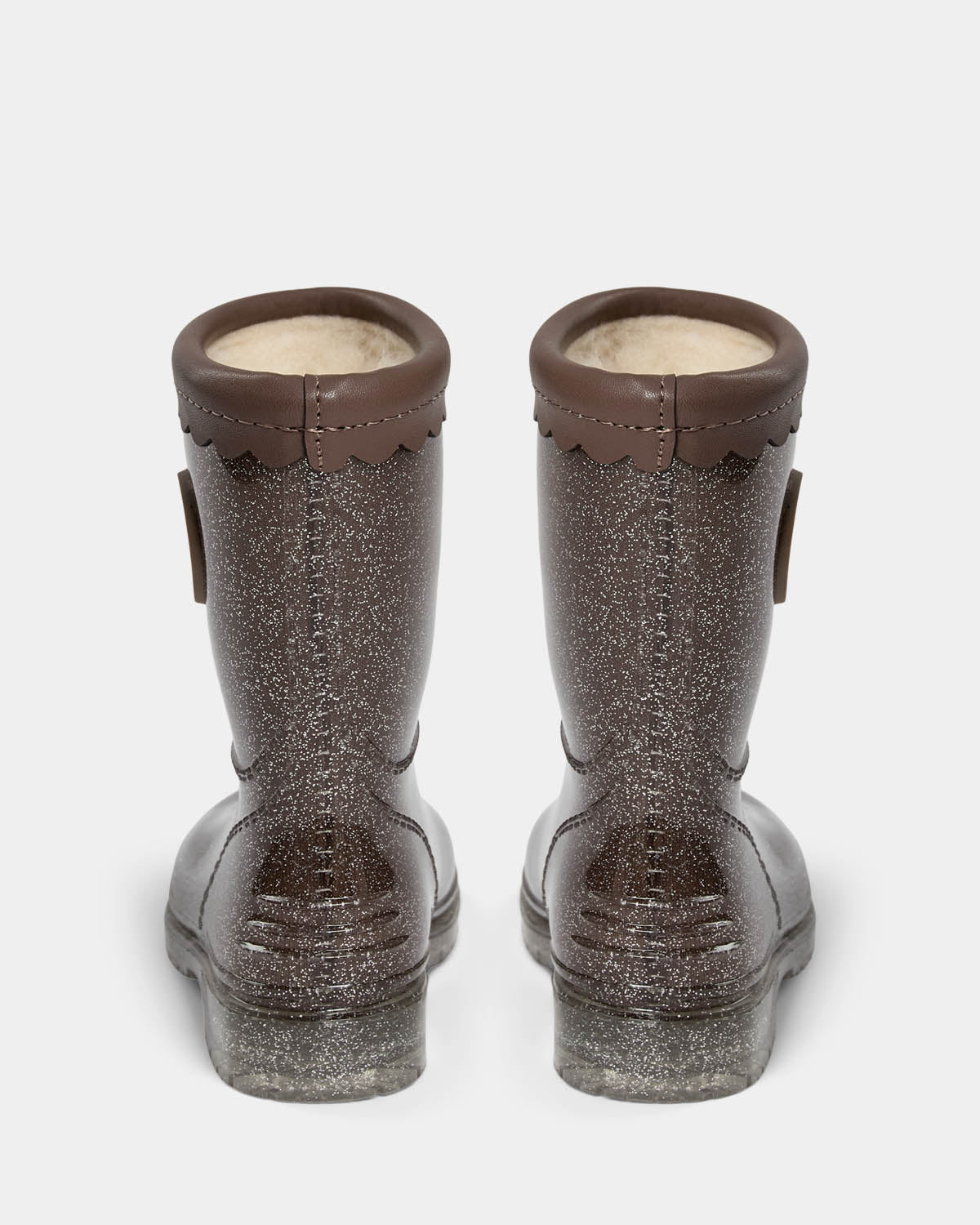 Sofie Schnoor KIDS MELLYKB GUMMISTØVLE MED FOER Gummistøvle 7080 Dark brown