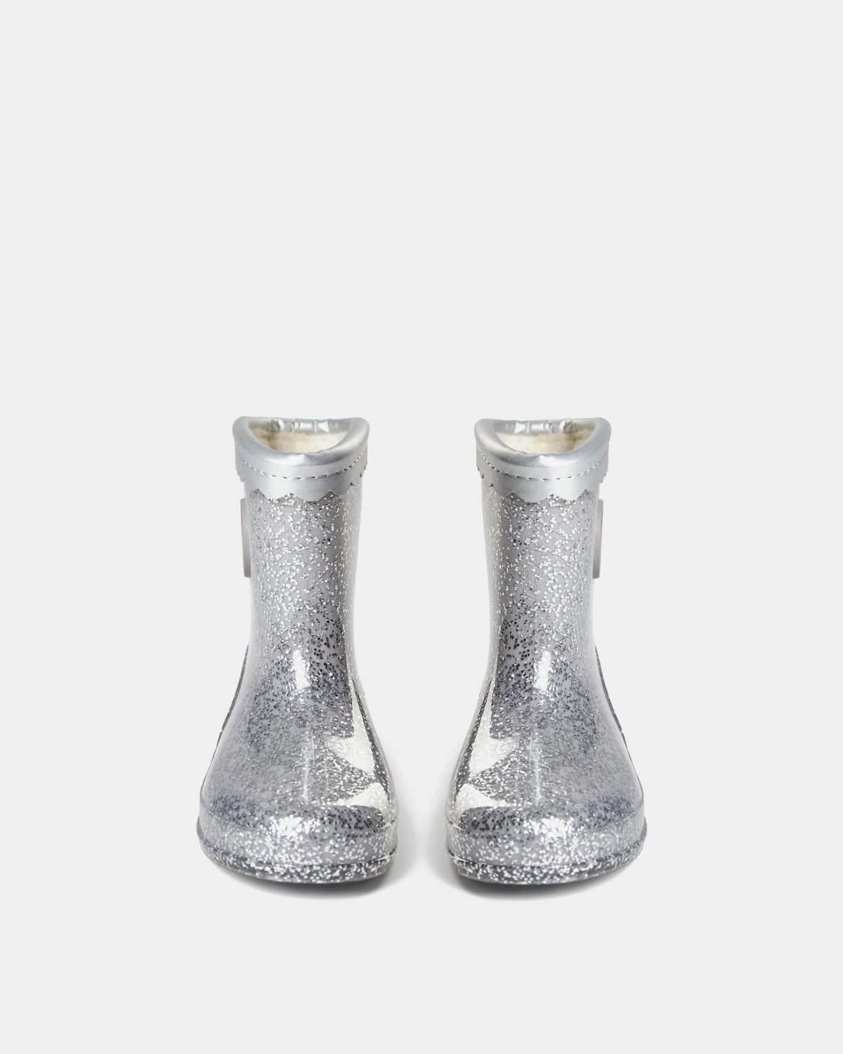 Sofie Schnoor KIDS MELLYSK GUMMISTØVLE MED FOER Gummistøvle 8005 Silver