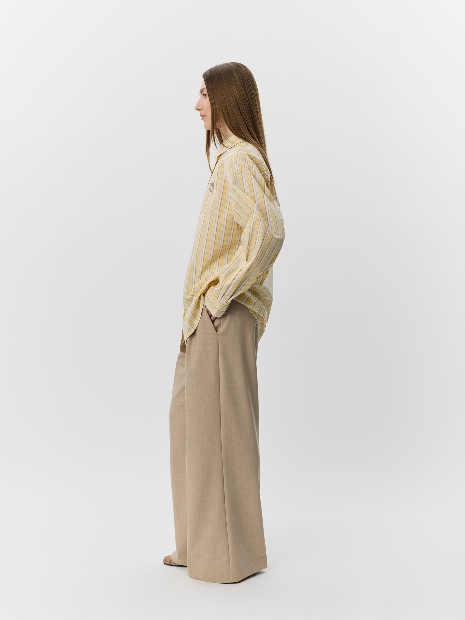 Sofie Schnoor WOMEN MERCYSW OVERSIZED SKJORTE Skjorte 2026 Light yellow