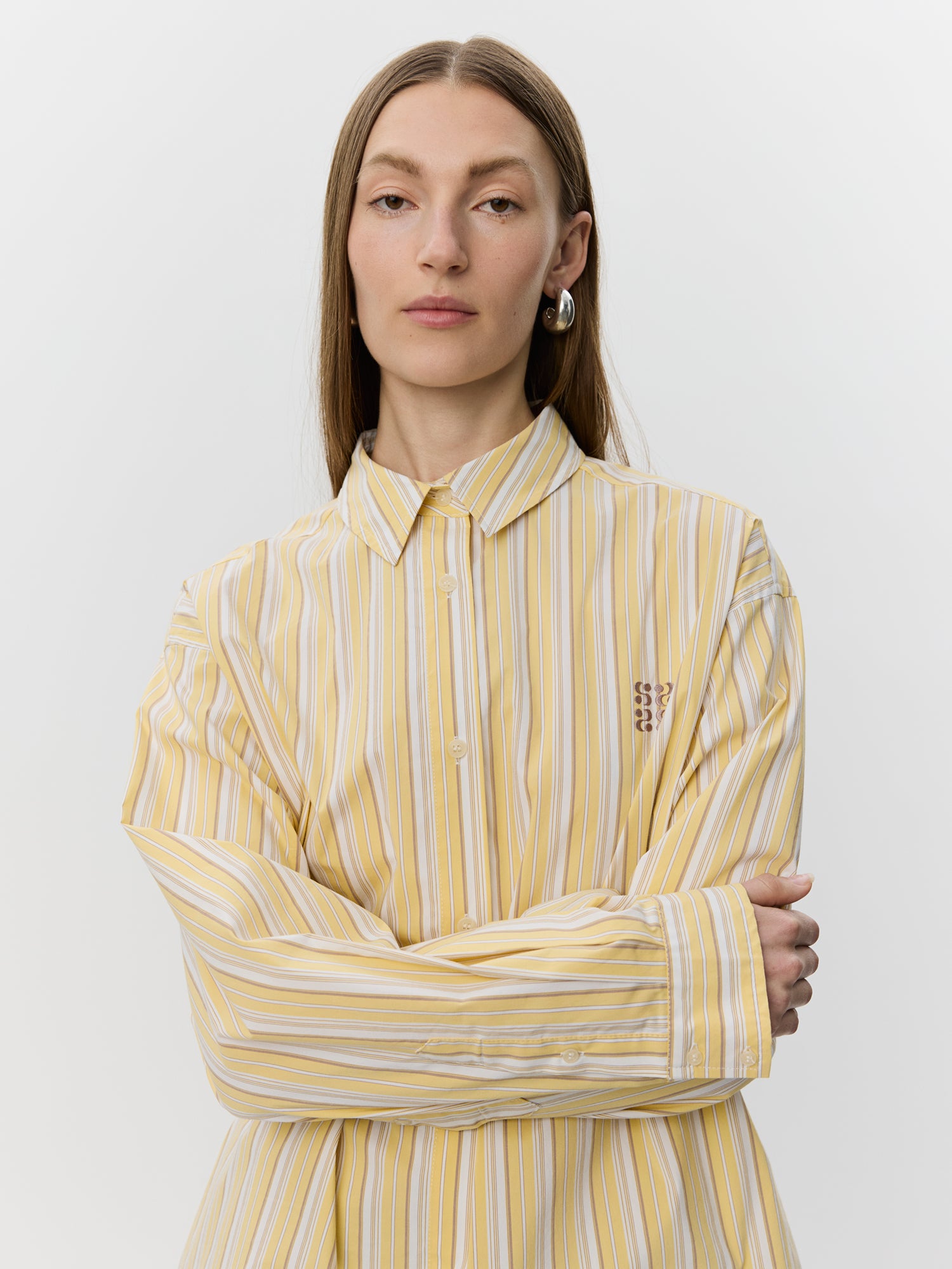 Sofie Schnoor WOMEN MERCYSW OVERSIZED SKJORTE Skjorte 2026 Light yellow