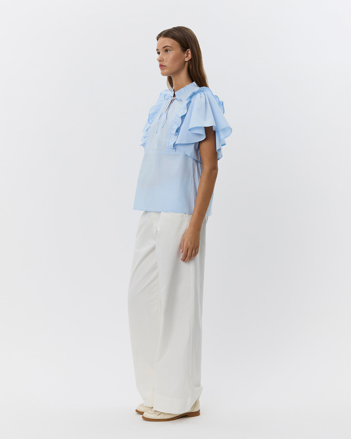 Sofie Schnoor WOMEN MERLYSW BLUSE Bluse 5063 Light blue