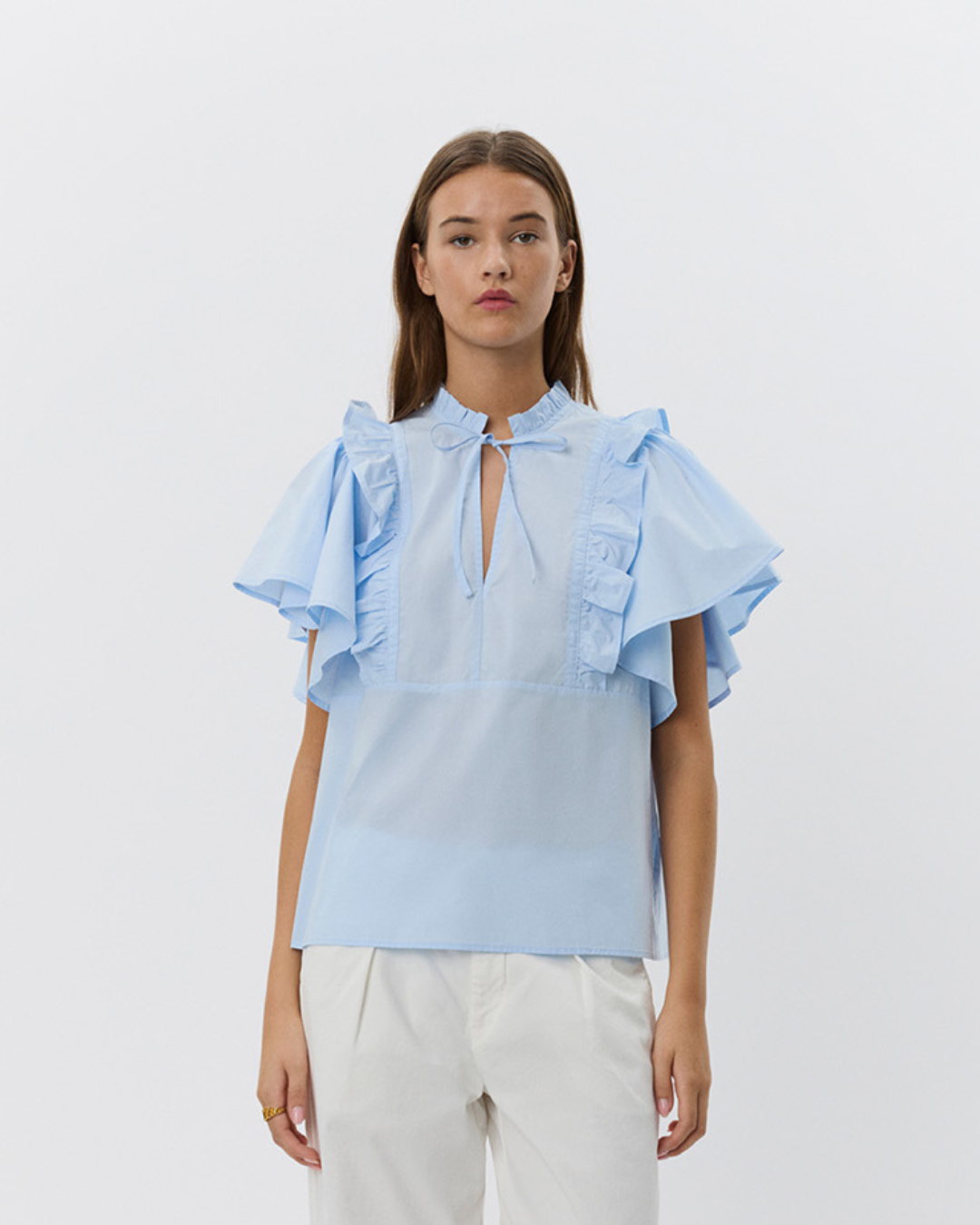 Sofie Schnoor WOMEN MERLYSW BLUSE Bluse 5063 Light blue