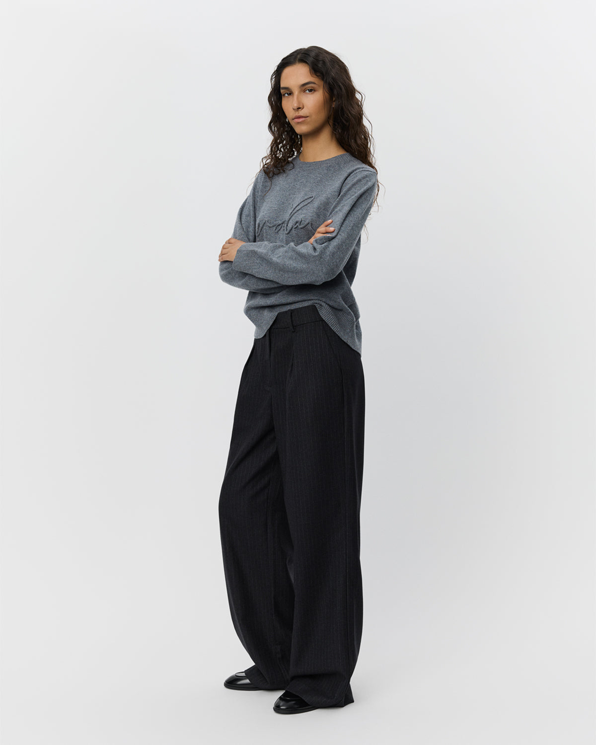 Sofie Schnoor WOMEN MINNIKSW SWEATER Sweater 8000 Grey Melange