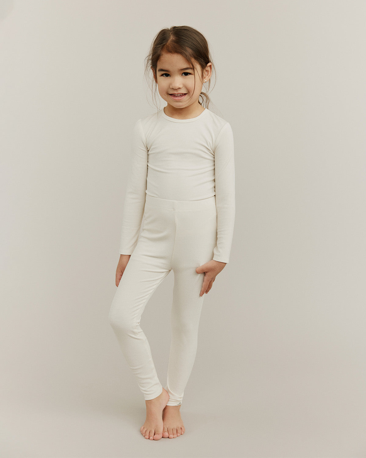 Sofie Schnoor KIDS NALINESB LEGGINGS Leggings 0109 Off White