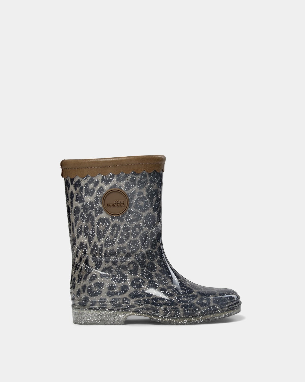Sofie Schnoor KIDS NILLESK GUMMISTØVLE Gummistøvle 9086 Light brown leopard