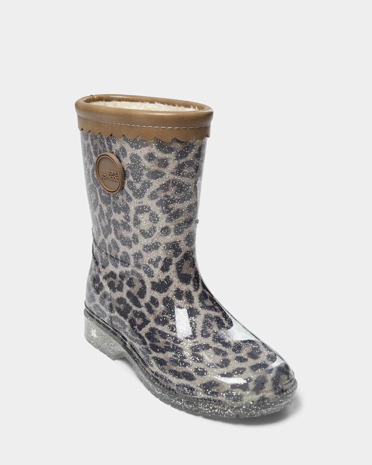 Sofie Schnoor KIDS NILLESK GUMMISTØVLE Gummistøvle 9086 Light brown leopard