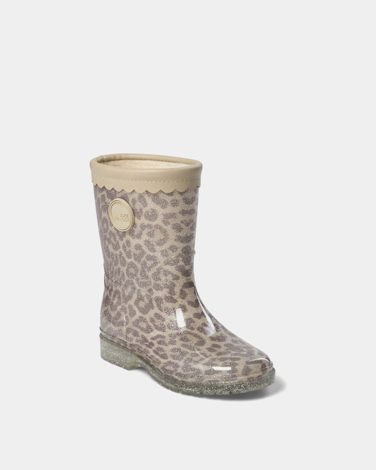 Sofie Schnoor KIDS NILLESK GUMMISTØVLE Gummistøvle 9137 AOP Beige Leopard