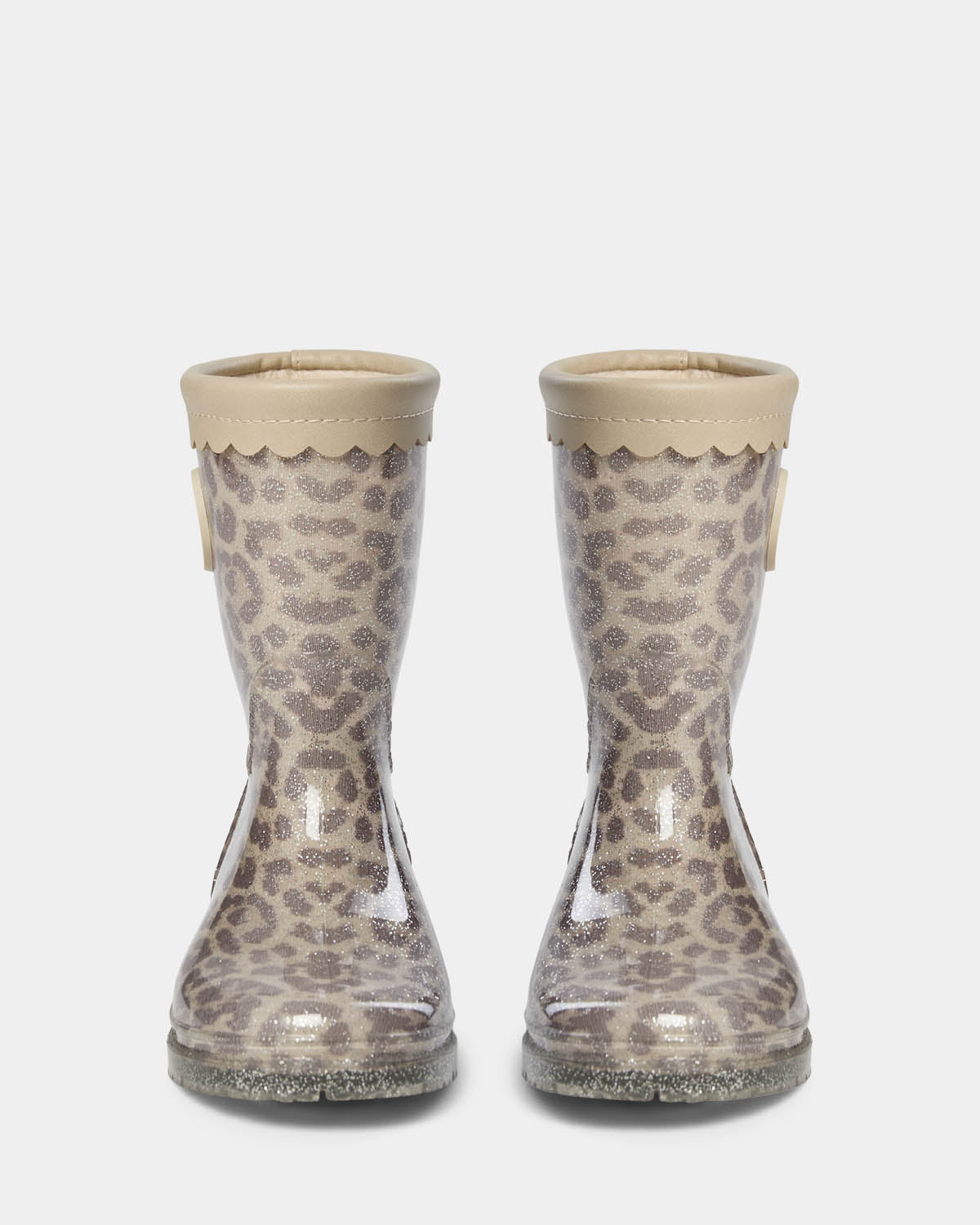 Sofie Schnoor KIDS NILLESK GUMMISTØVLE Gummistøvle 9137 AOP Beige Leopard