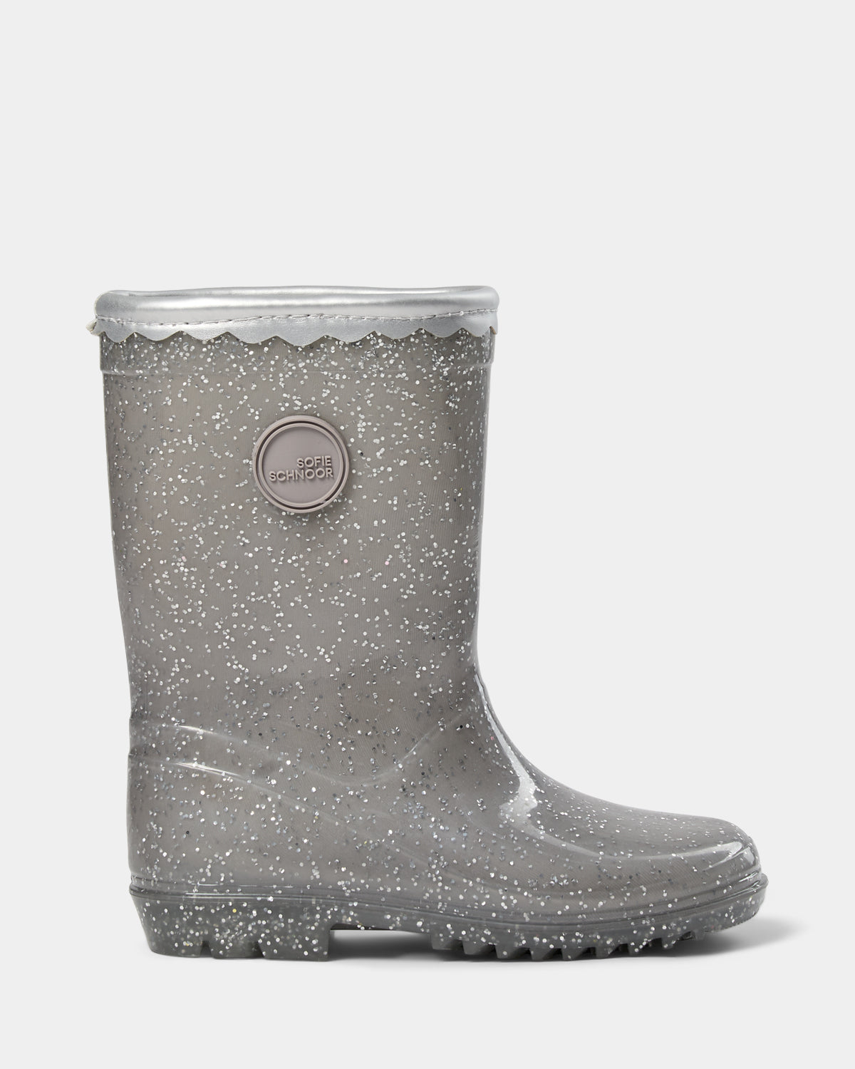 Sofie Schnoor KIDS NILLESK GUMMISTØVLE MED FOR Gummistøvle 8005 Silver