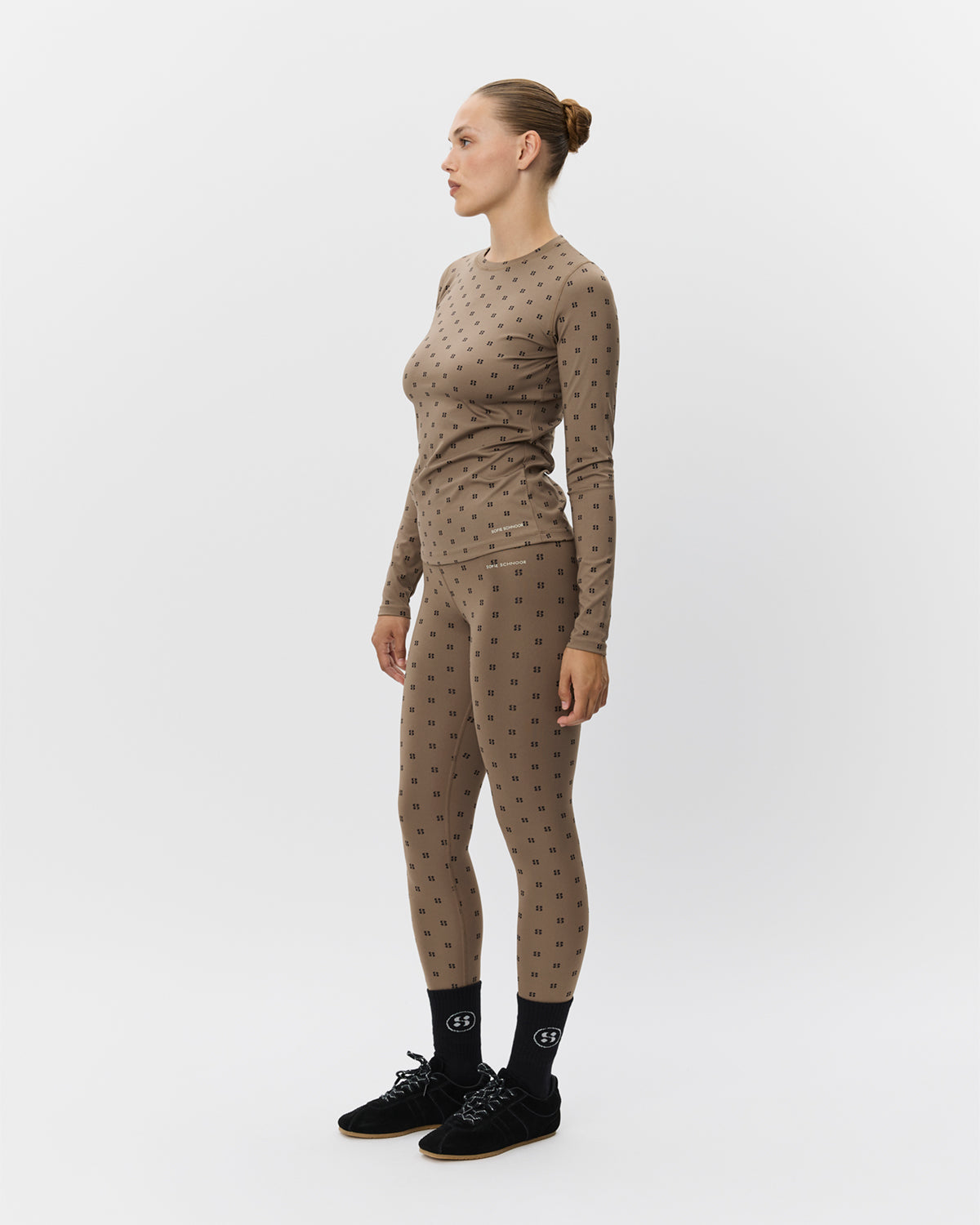 Sofie Schnoor SPORT NOALLESW T-SHIRT LONG SLEEVE T-shirt Long Sleeve 9099 Middle Brown