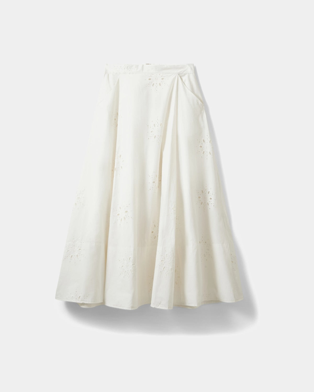 Sofie Schnoor WOMEN NOORSW BRODERET ANGLAISE MAXI NEDERDEL Nederdel 0124 Snow white