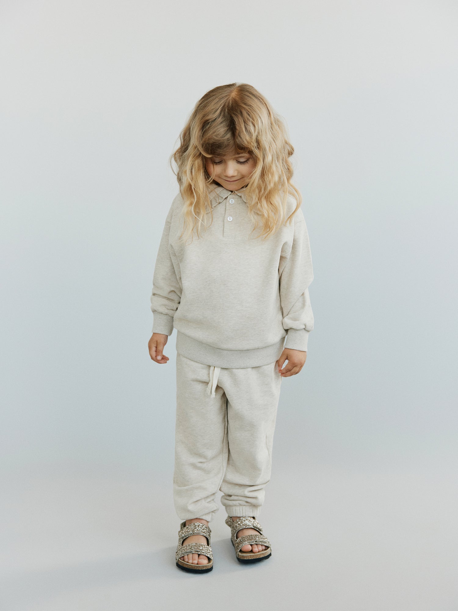 Sofie Schnoor KIDS NetusKB Sweatpant Sweatpants 7131 Beige Melange