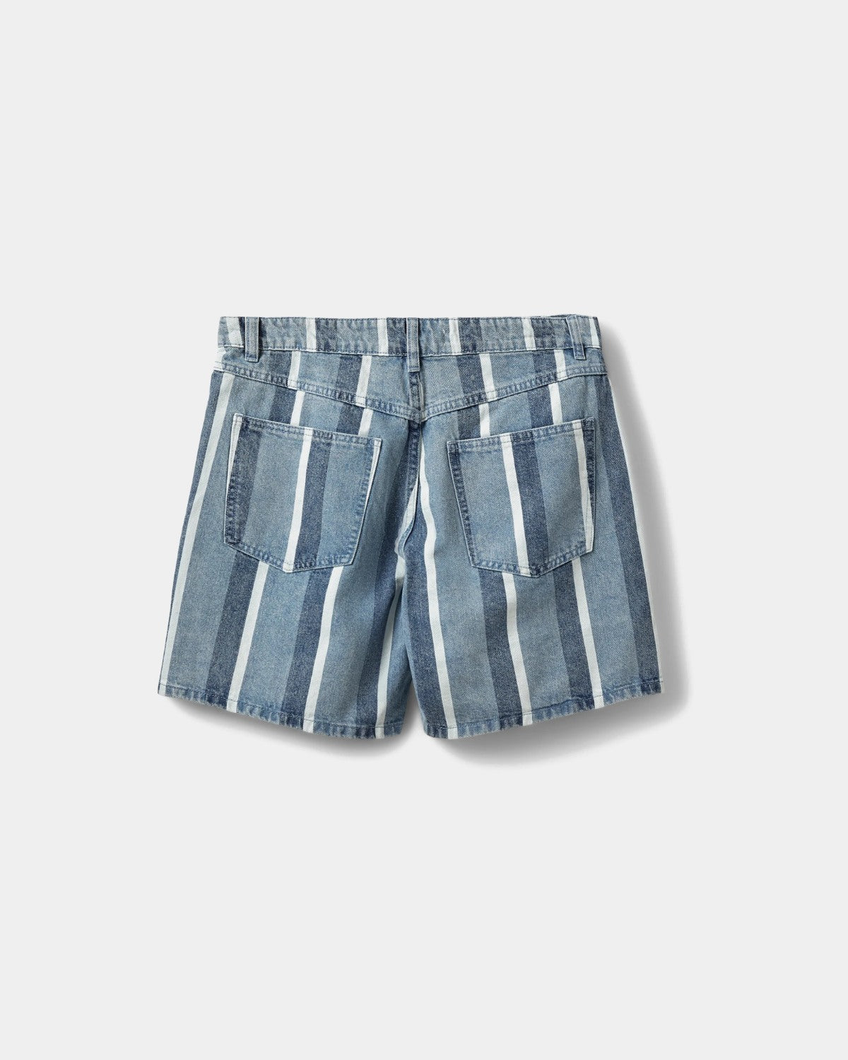 Sofie Schnoor WOMEN OZILASW STRIPET DENIM SHORTS Shorts 5123 Blue denim Stripe