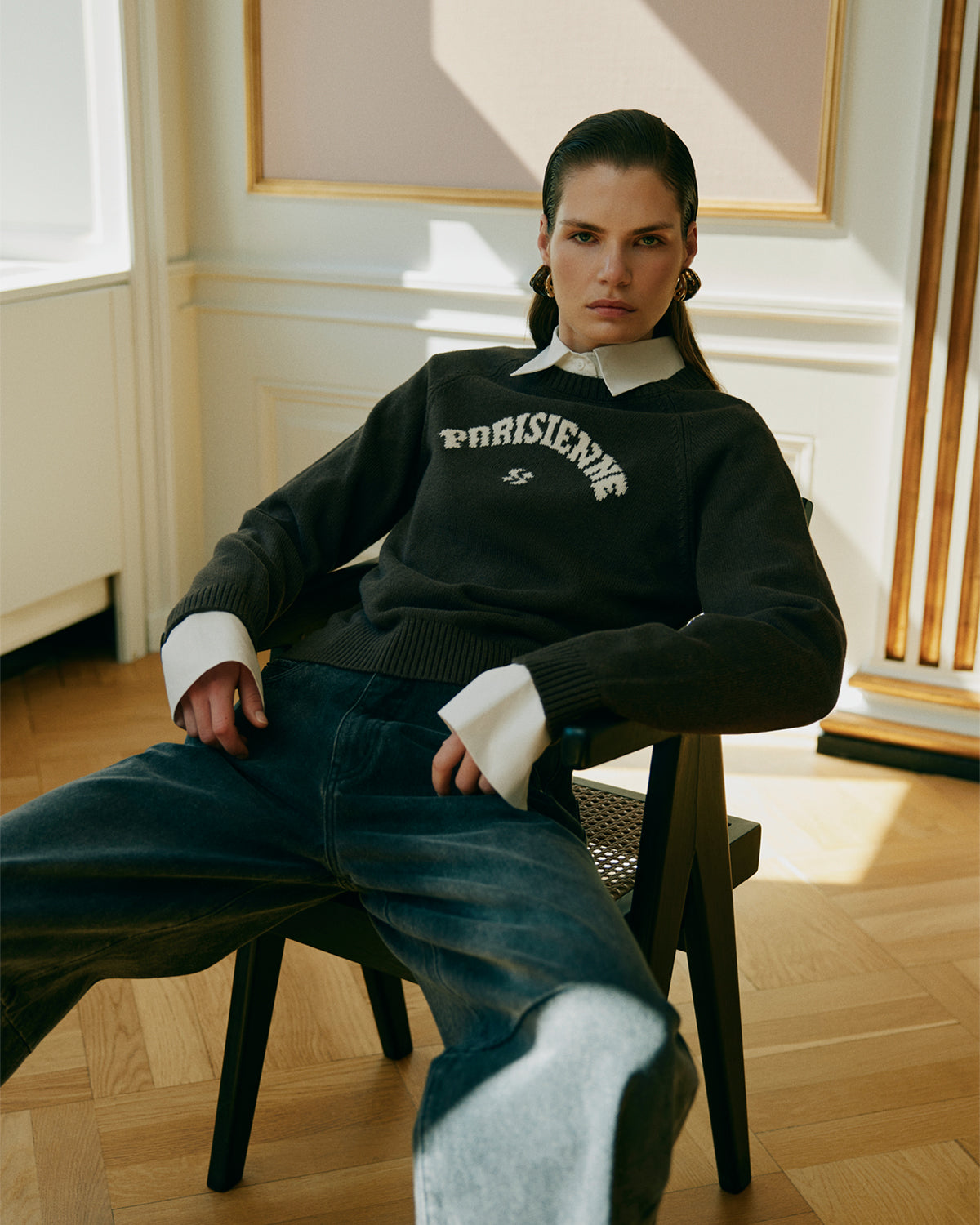 Sofie Schnoor WOMEN PARISIENNESW SWEATER Sweater 7025 Dark brown