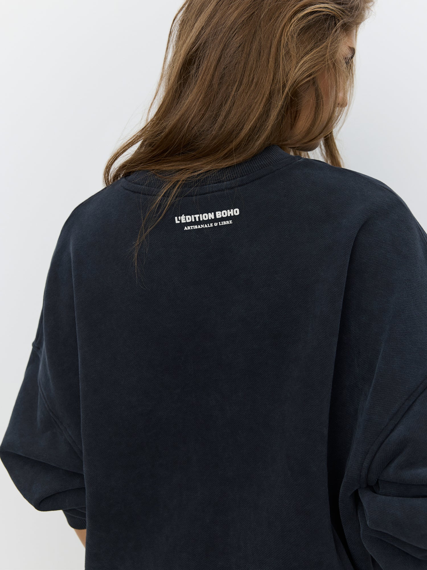 Sofie Schnoor WOMEN PAROSSW OVERSIZE SWEATSHIRT Sweatshirt 1015 Washed black