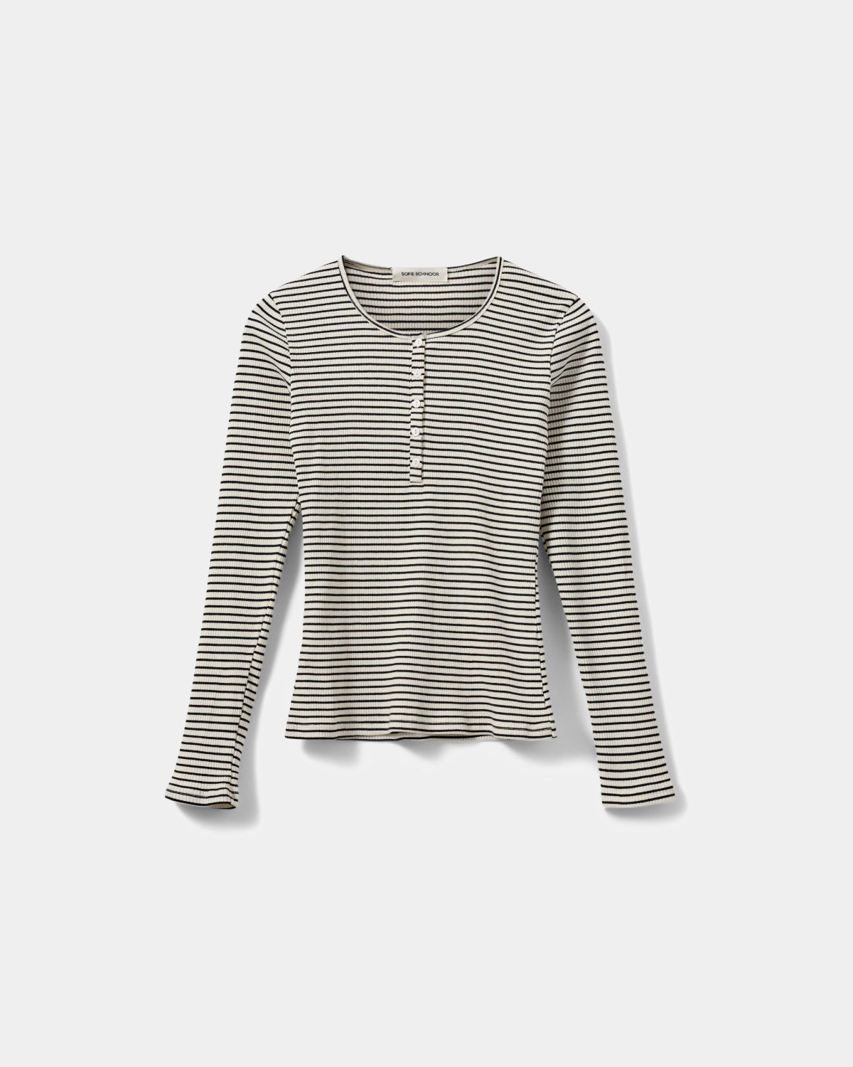 Sofie Schnoor WOMEN PAXSW T-SHIRT LANGÆRMET T-shirt lang ærmet 1017 Black striped