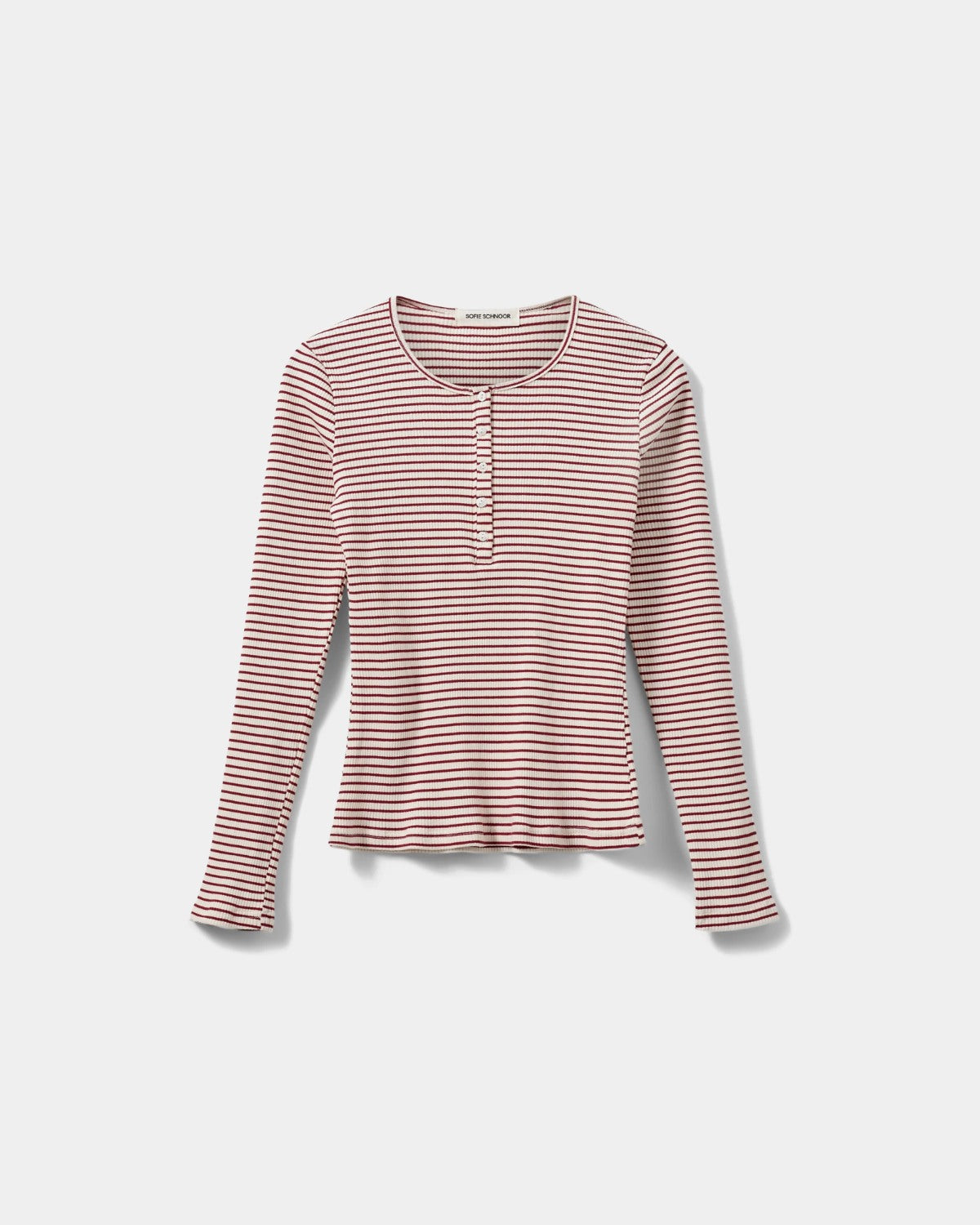 Sofie Schnoor WOMEN PAXSW T-SHIRT LANGÆRMET T-shirt lang ærmet 4139 Red Striped