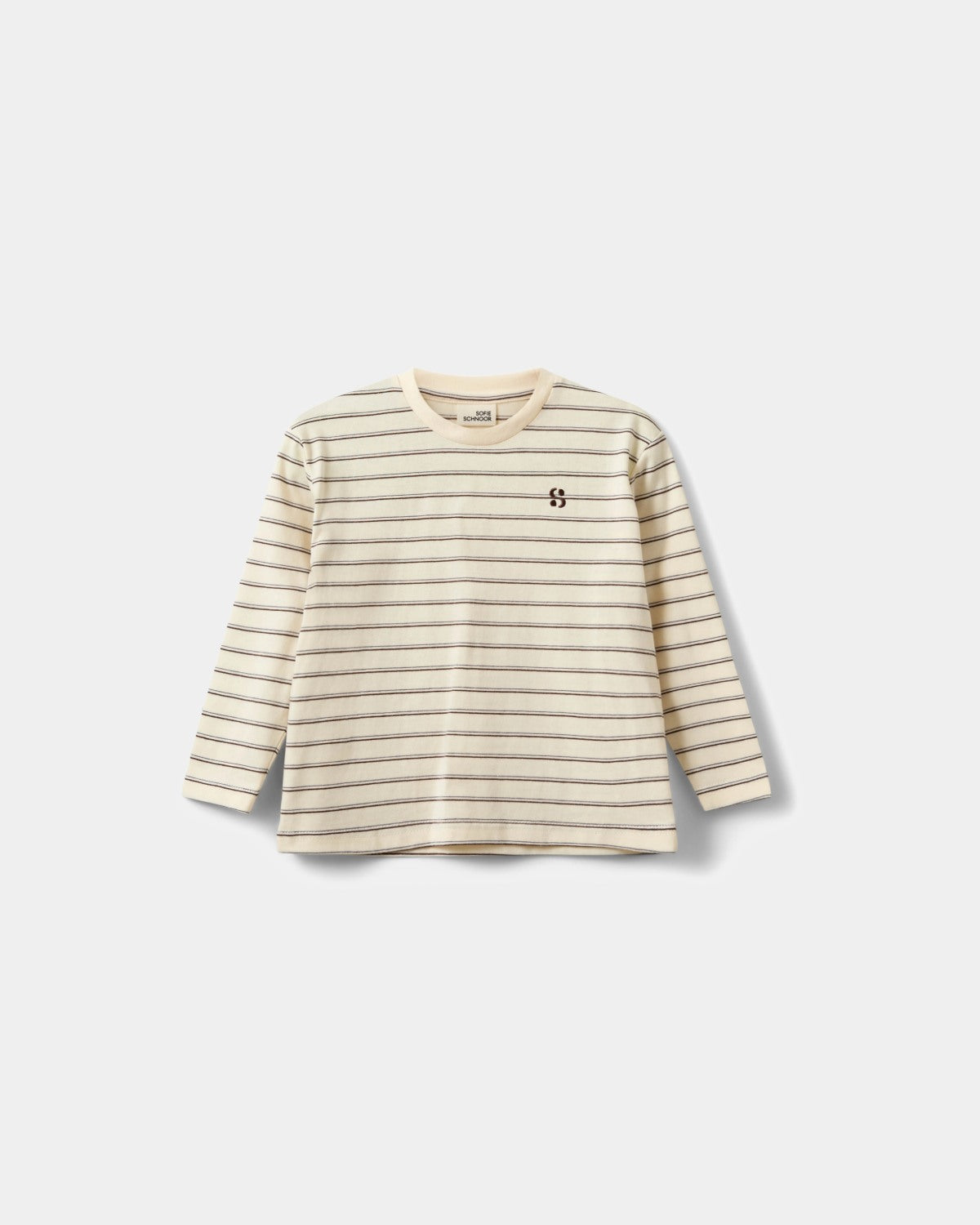Sofie Schnoor KIDS PENILLAKB LANG ÆRMET T-SHIRT T-shirt lang ærmet 0140 Off White Striped