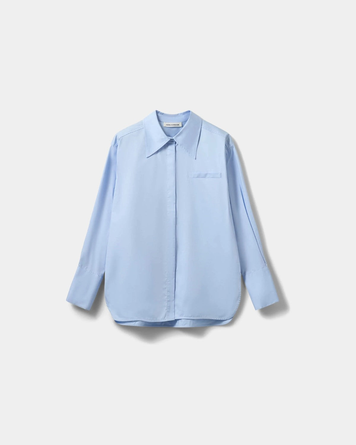 Sofie Schnoor WOMEN PERLASW POPLIN SKJORTE Skjorte 5063 Light blue