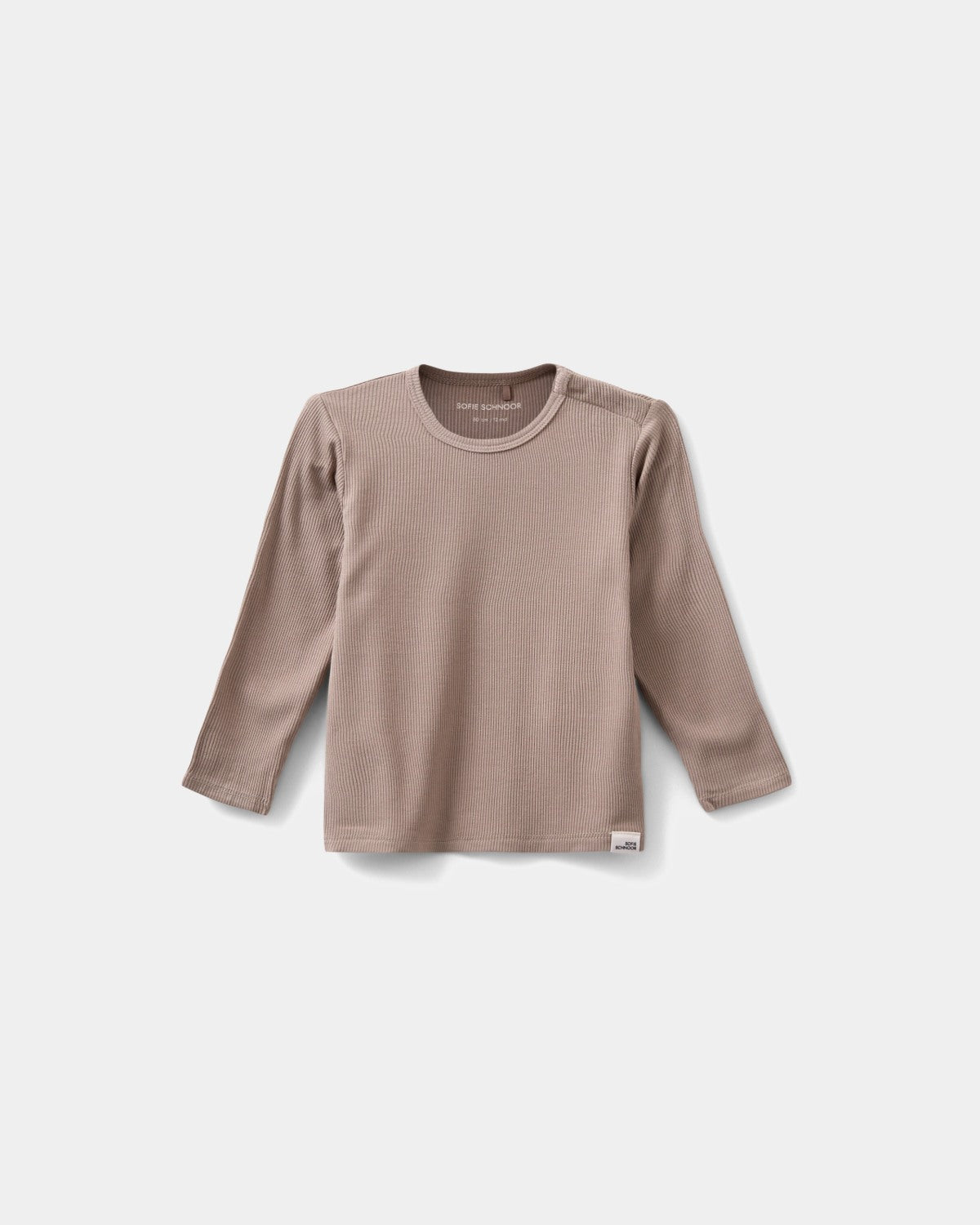 Sofie Schnoor KIDS PETRICIASB T-SHIRT LANGÆRMET T-shirt lang ærmet 7152 Dark Sand