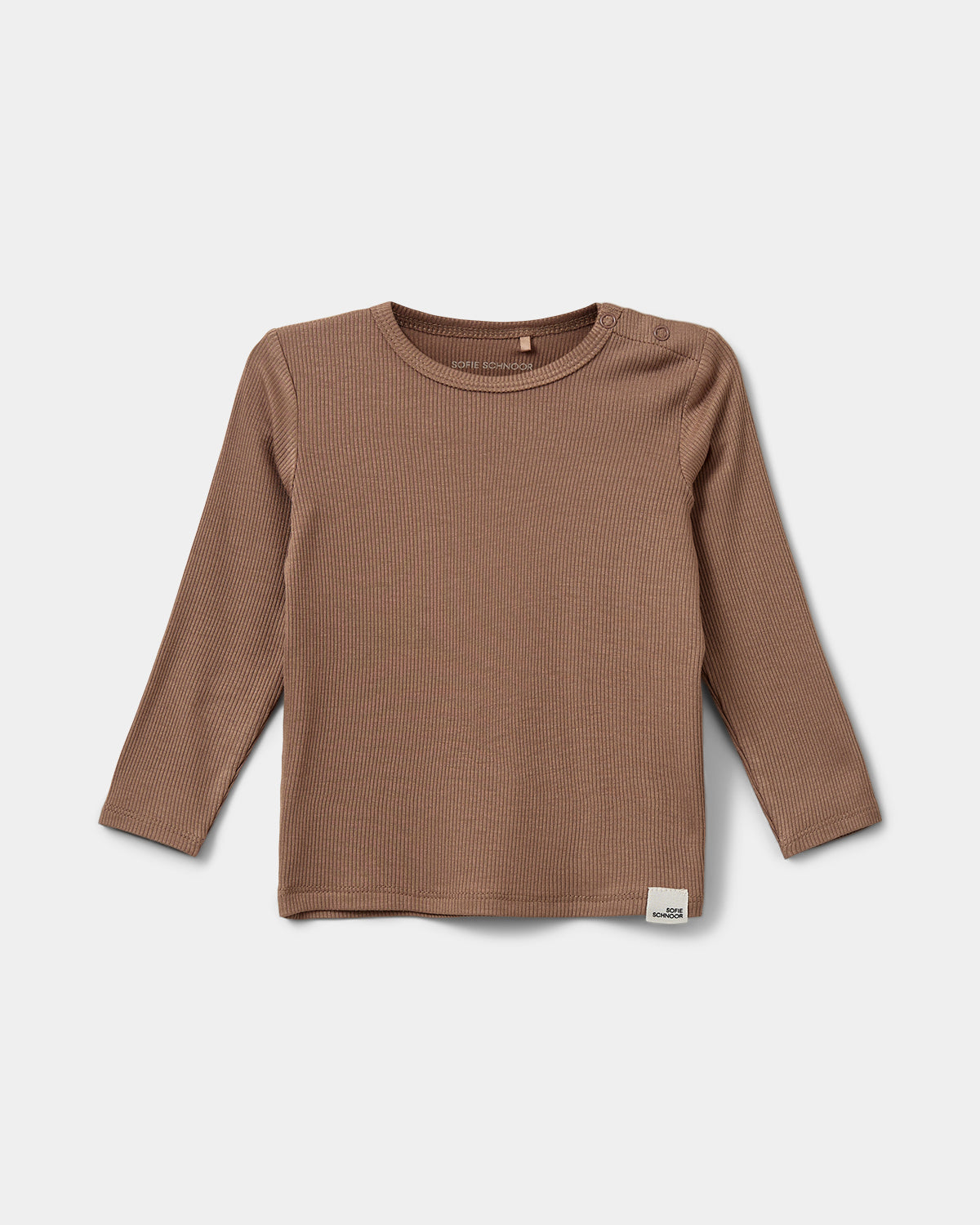 Sofie Schnoor KIDS PETRICIASB T-SHIRT LONG SLEEVE T-shirt Long Sleeve 7152 Dark Sand