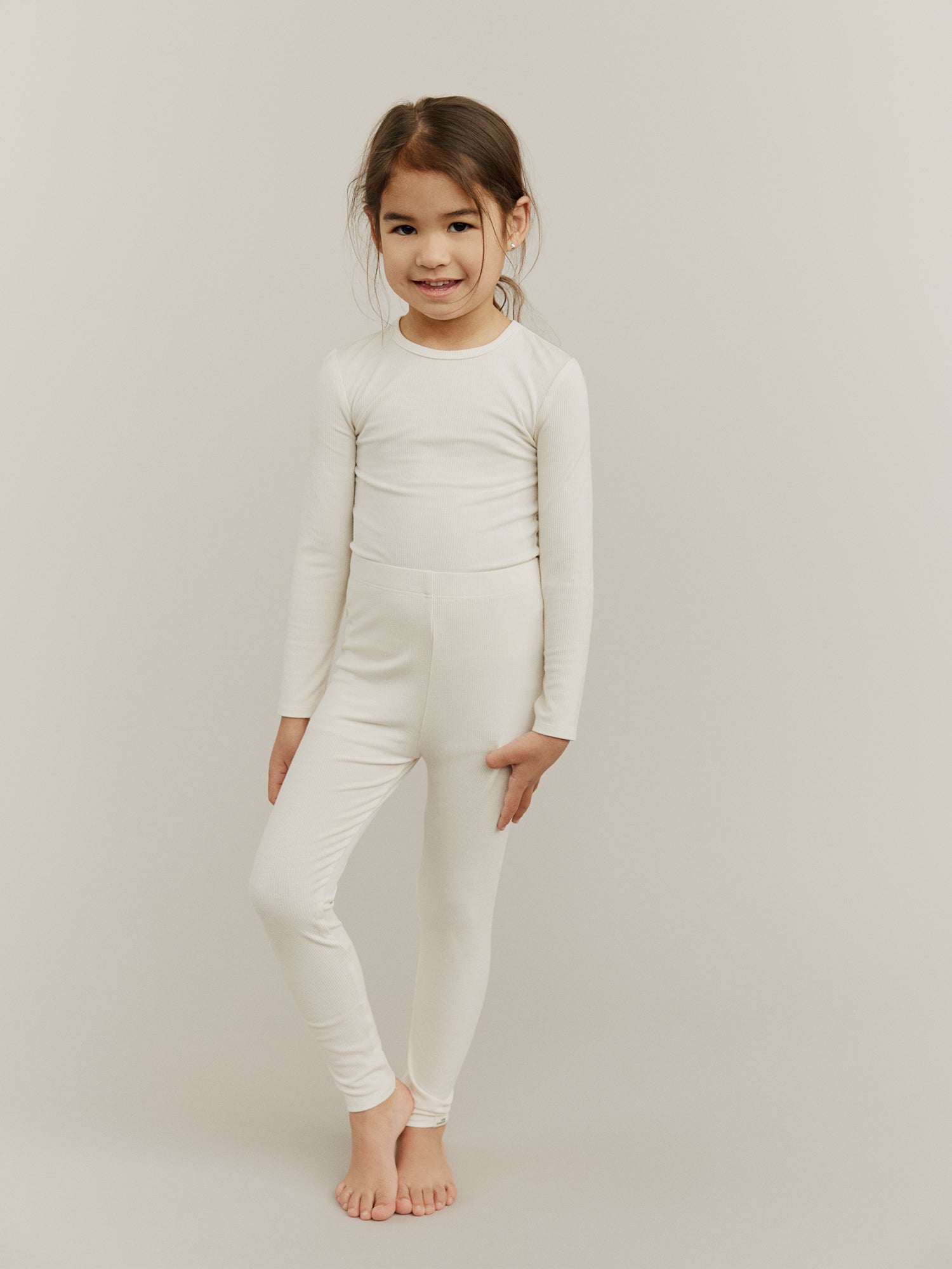 Sofie Schnoor KIDS PETRICIASK T-SHIRT LONG SLEEVE T-shirt Long Sleeve 0109 Off White