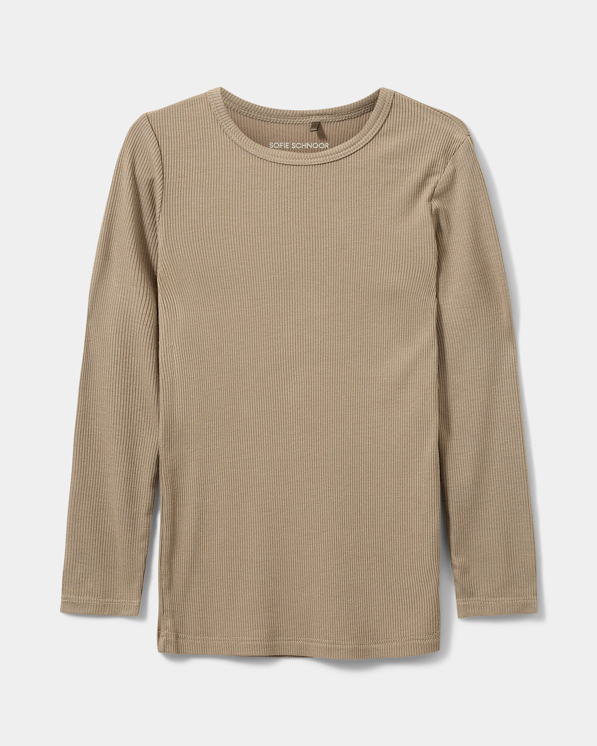 Sofie Schnoor KIDS PETRICIASK T-SHIRT LONG SLEEVE T-shirt Long Sleeve 7152 Dark Sand