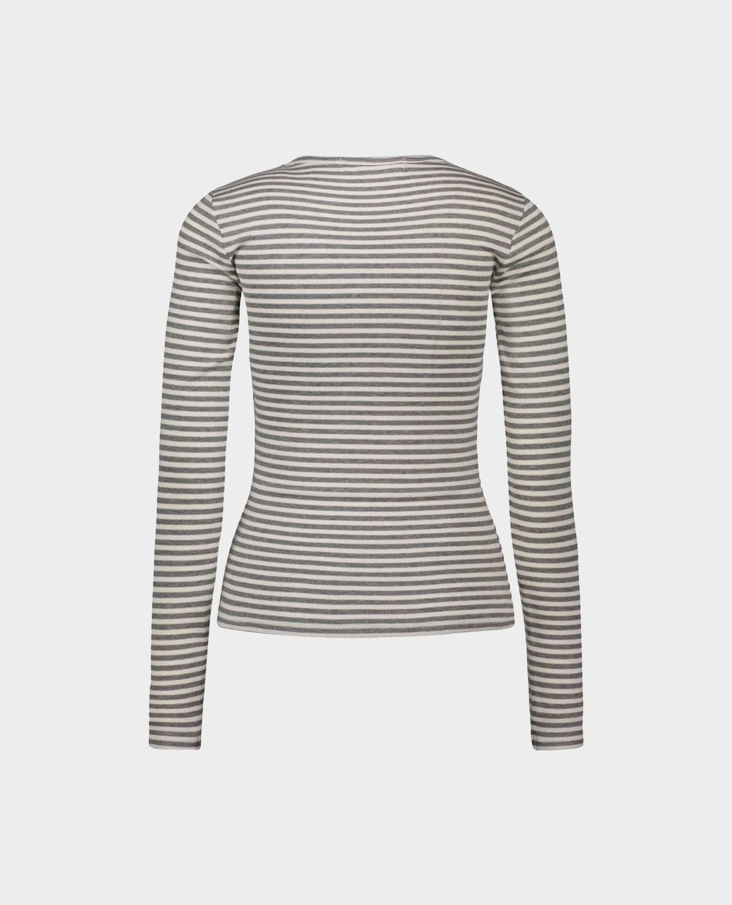 Sofie Schnoor WOMEN PETRICIASW STRIBE T-SHIRT LANGÆRMET T-shirt lang ærmet 8048 Grey Striped