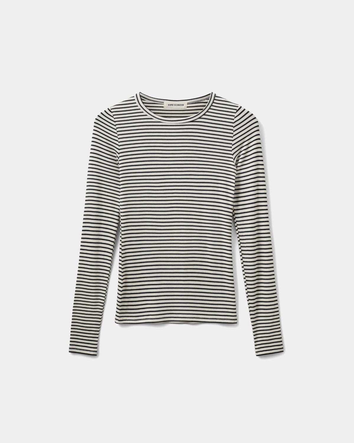 Sofie Schnoor WOMEN PETRICIASW STRIBE T-SHIRT LANGÆRMET T-shirt lang ærmet 0104 Off white