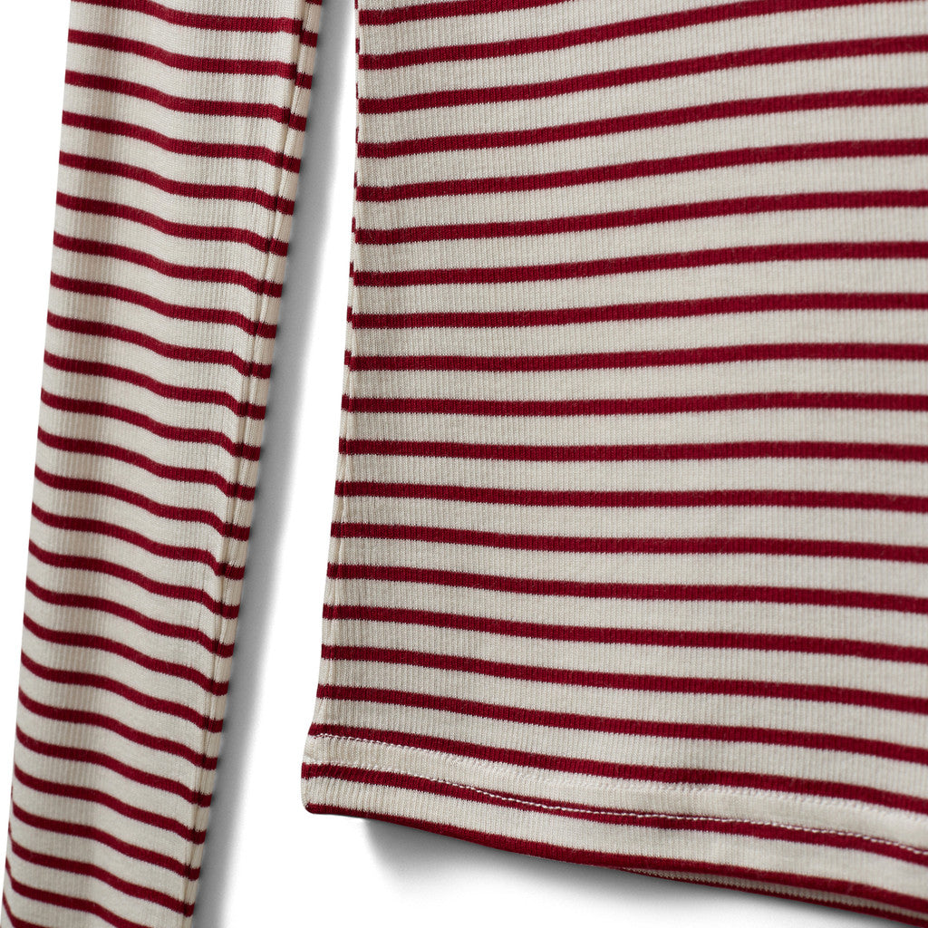Sofie Schnoor WOMEN PETRICIASW STRIBE T-SHIRT LANGÆRMET T-shirt lang ærmet 4139 Red Striped