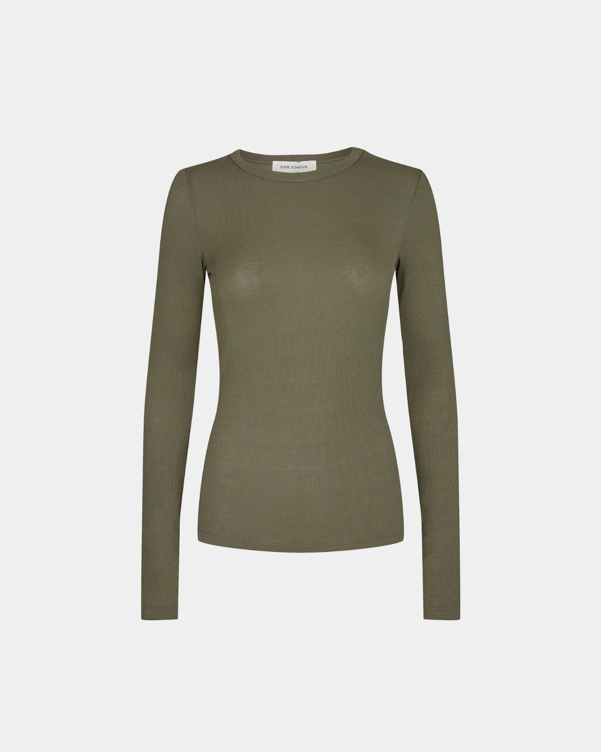 Sofie Schnoor WOMEN PETRICIASW T-SHIRT LANGÆRMET T-shirt lang ærmet 3061 Army Green