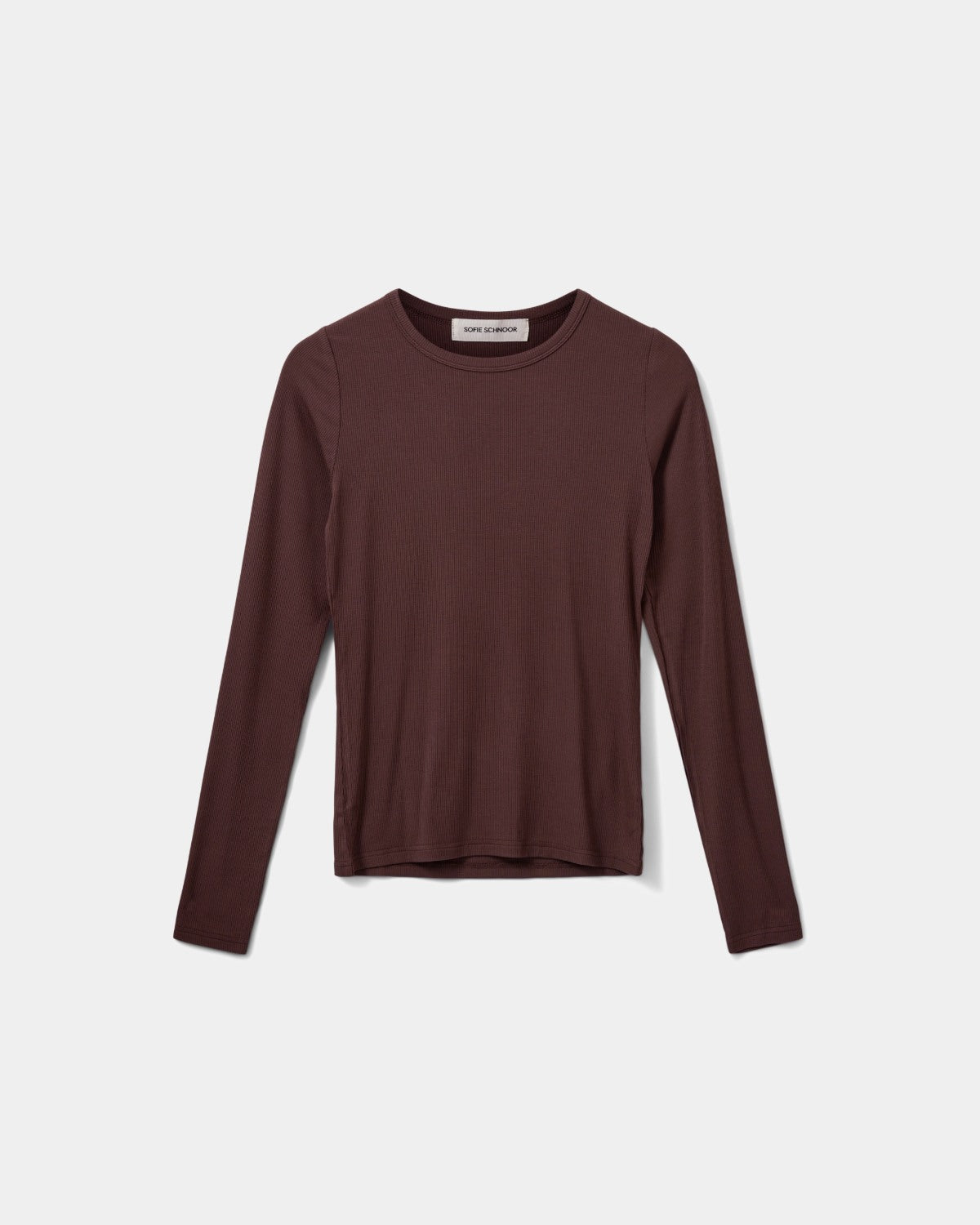Sofie Schnoor WOMEN PETRICIASW T-SHIRT LANGÆRMET T-shirt lang ærmet 7168 Dark Plum