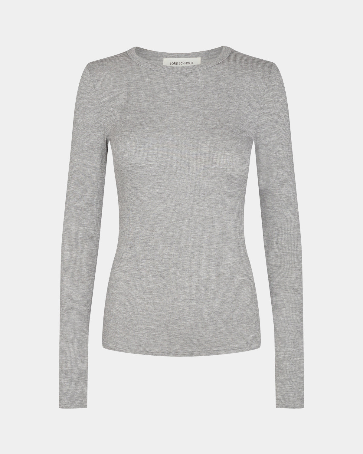 Sofie Schnoor WOMEN PETRICIASW T-SHIRT LONG SLEEVE T-shirt Long Sleeve 8000 Grey mel