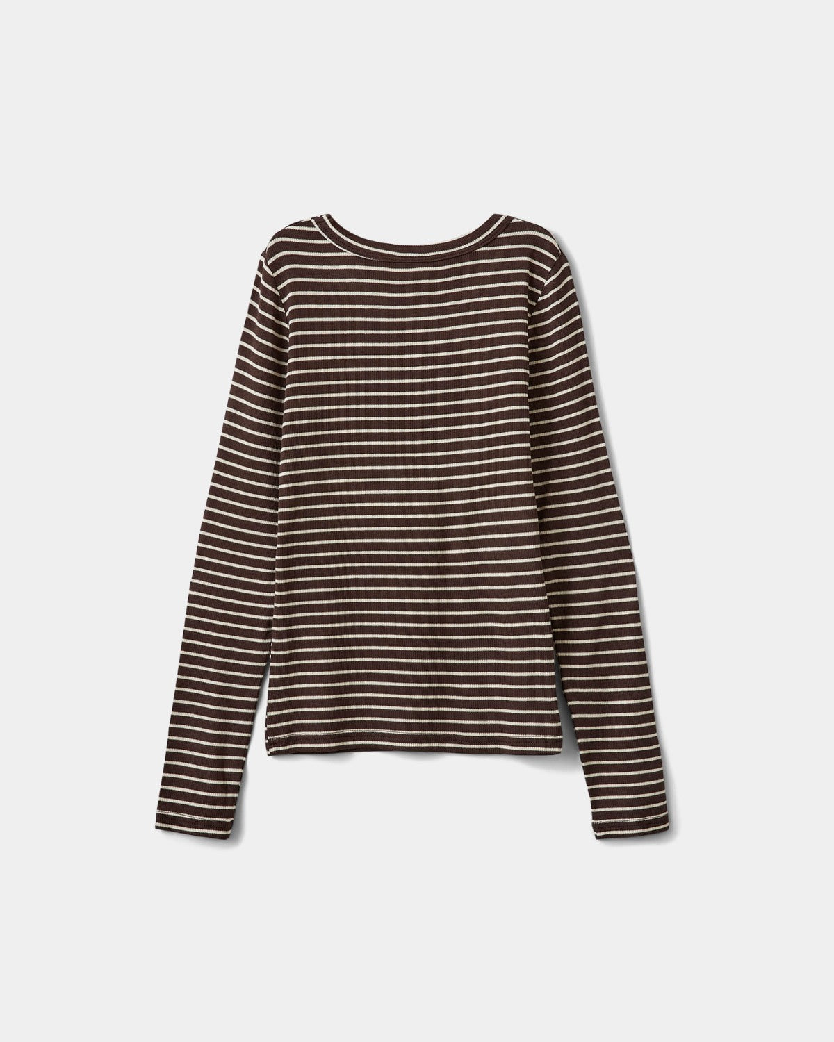Sofie Schnoor YOUNG PETRICIASY T-SHIRT LANGE ÆRMER T-shirt 7113 Brown Striped