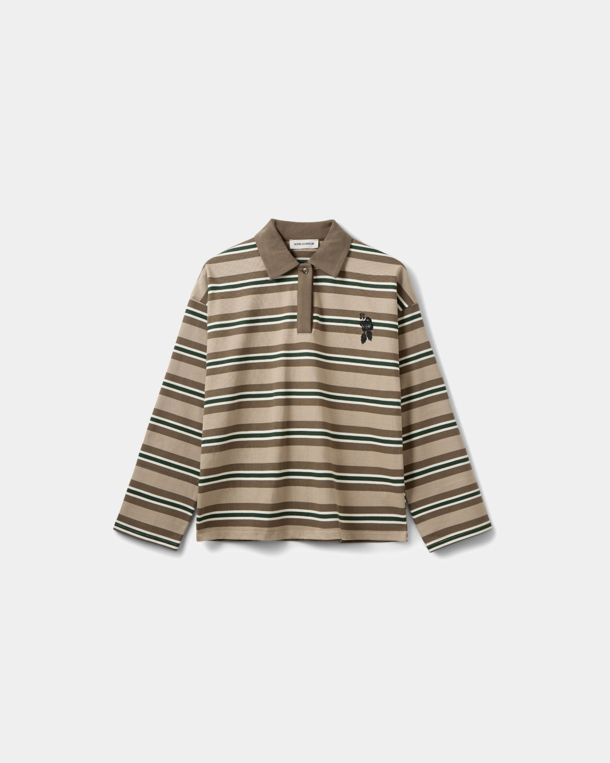 Sofie Schnoor WOMEN PRIASW MOOMIN LANGÆRMET POLO T-shirt lang ærmet 7113 Brown Striped